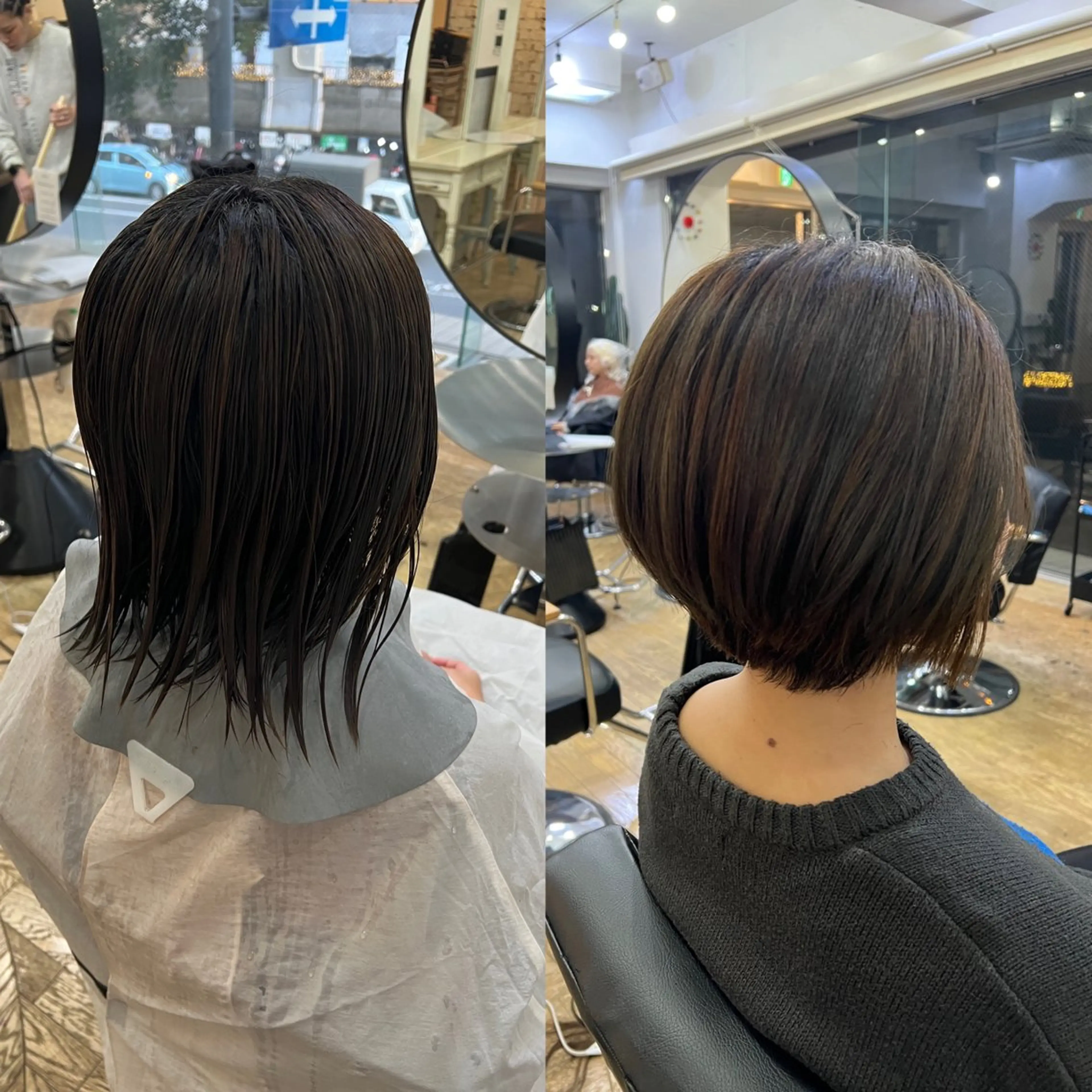 ショート レイヤー/ボブ/ ミニボブ/AOIのヘアスタイル