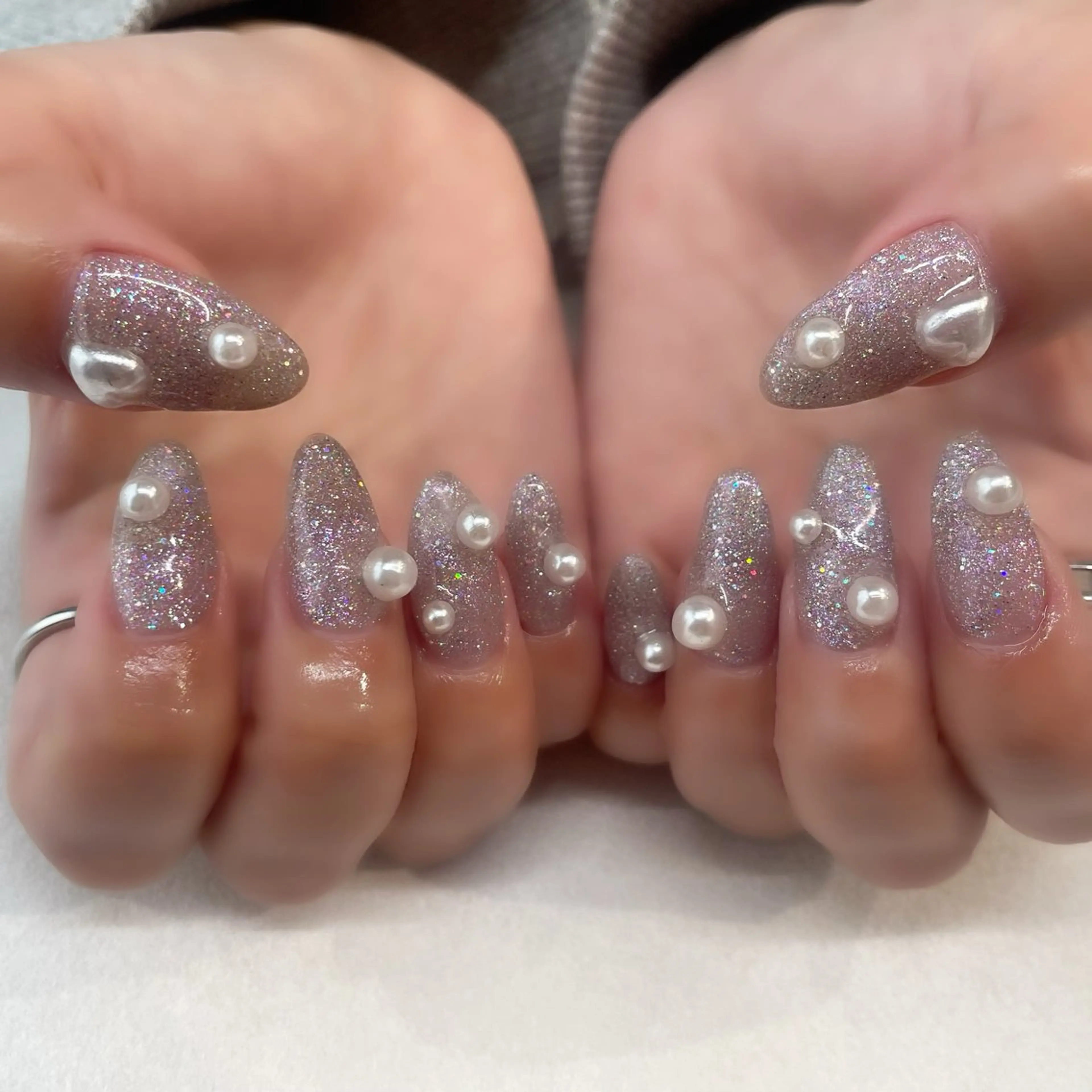 ネイル ハンドネイル 💎🐰 saki. m 🐰💎のネイルデザイン