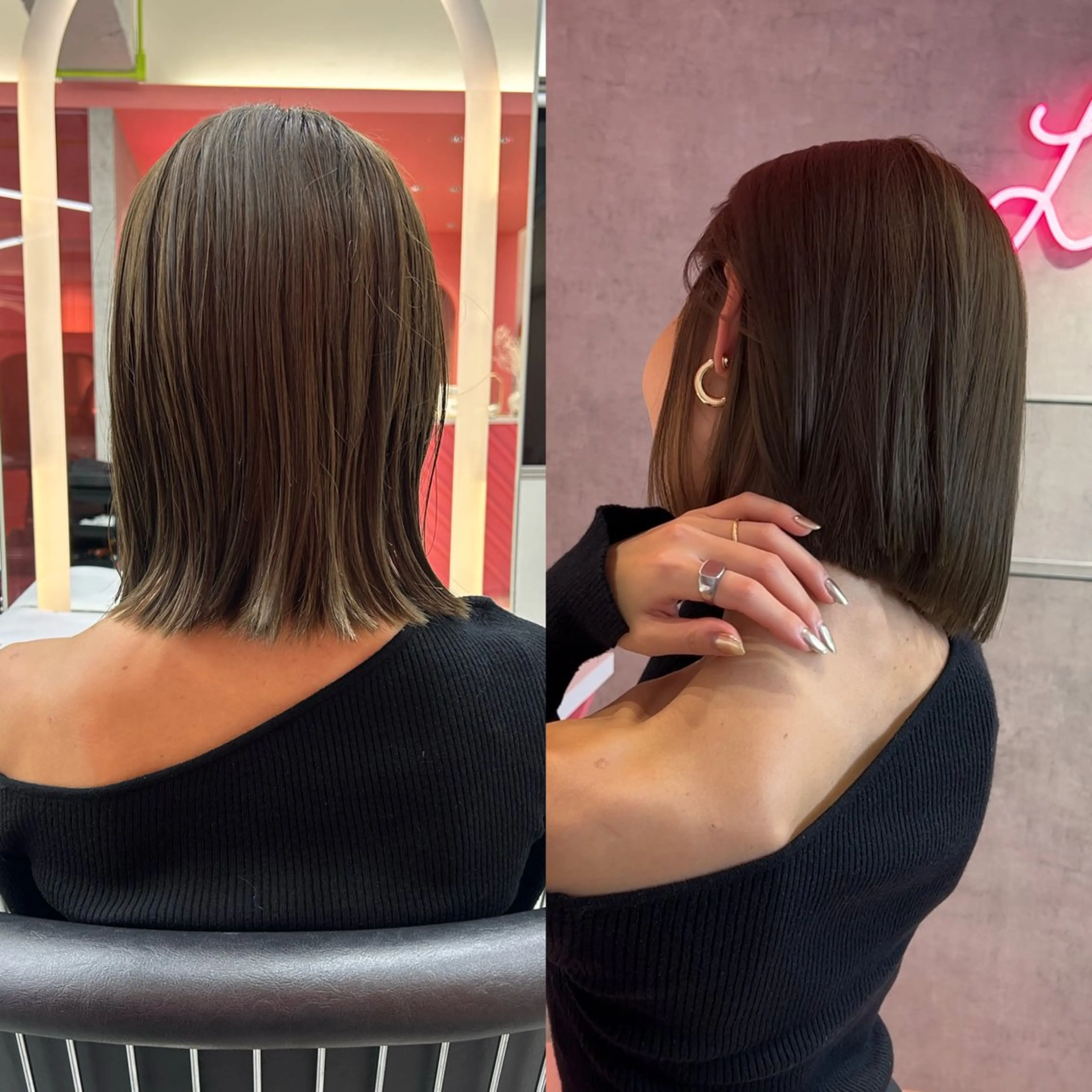 ショート 莉乃/縮毛矯正/髪質 改善/艶カラーのヘアスタイル