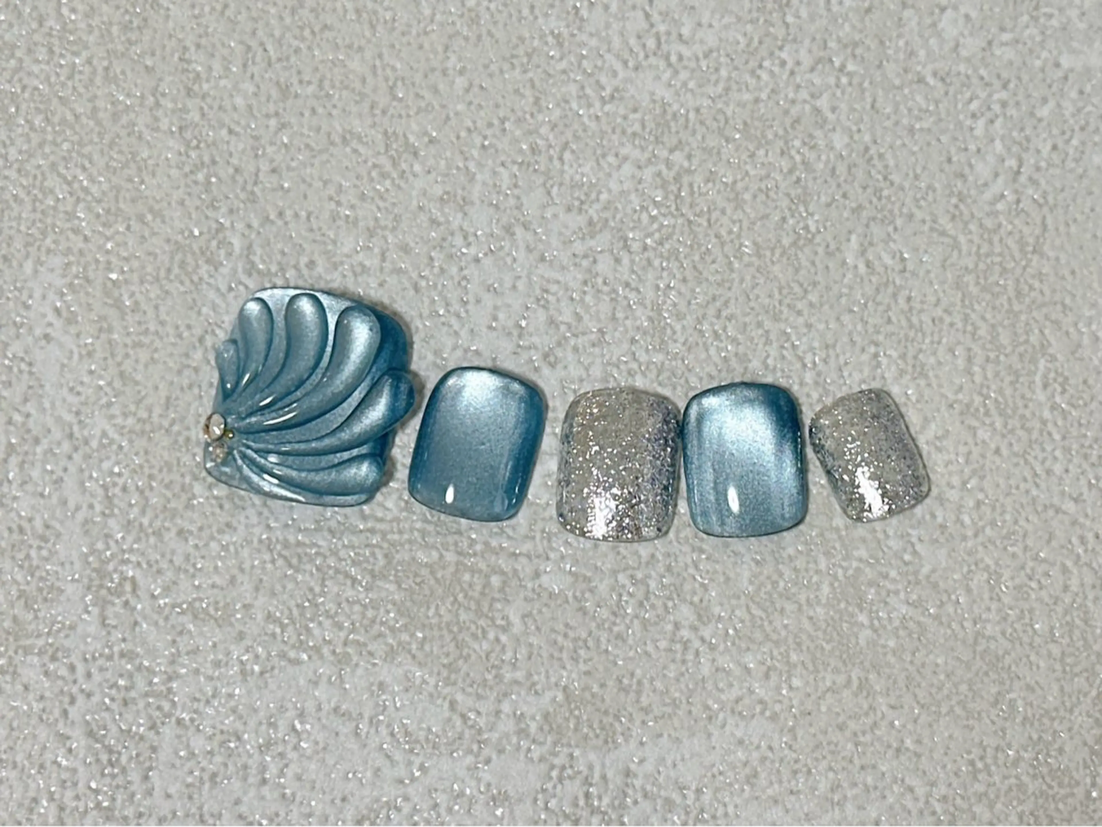ネイル フットネイル ジェルネイル パラジェル 夏ネイル フットネイル kiki nail 二子玉川のネイルデザイン