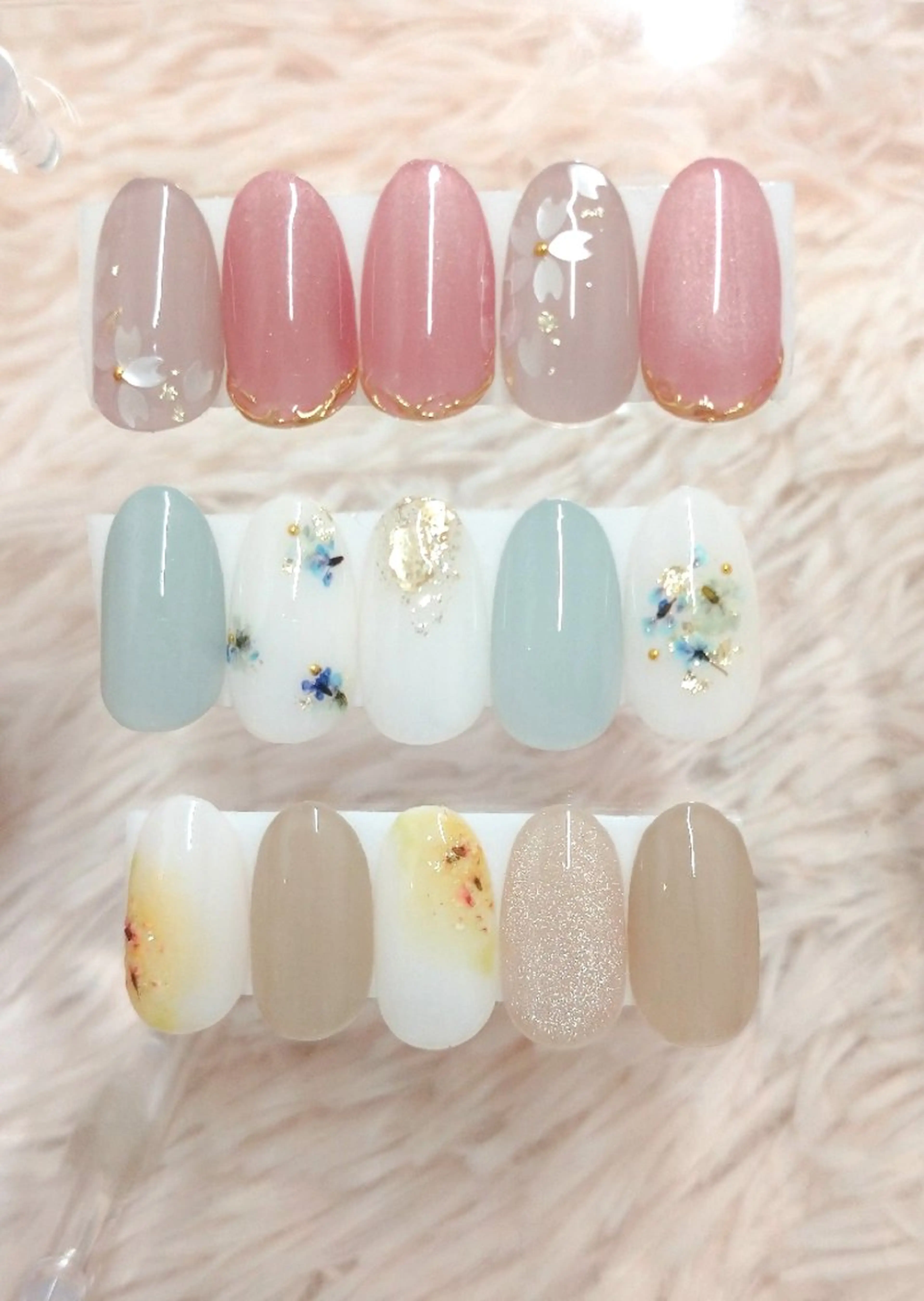 ネイル 桜ネイル 春ネイル ハンドネイル 會田 瑠衣のネイルデザイン