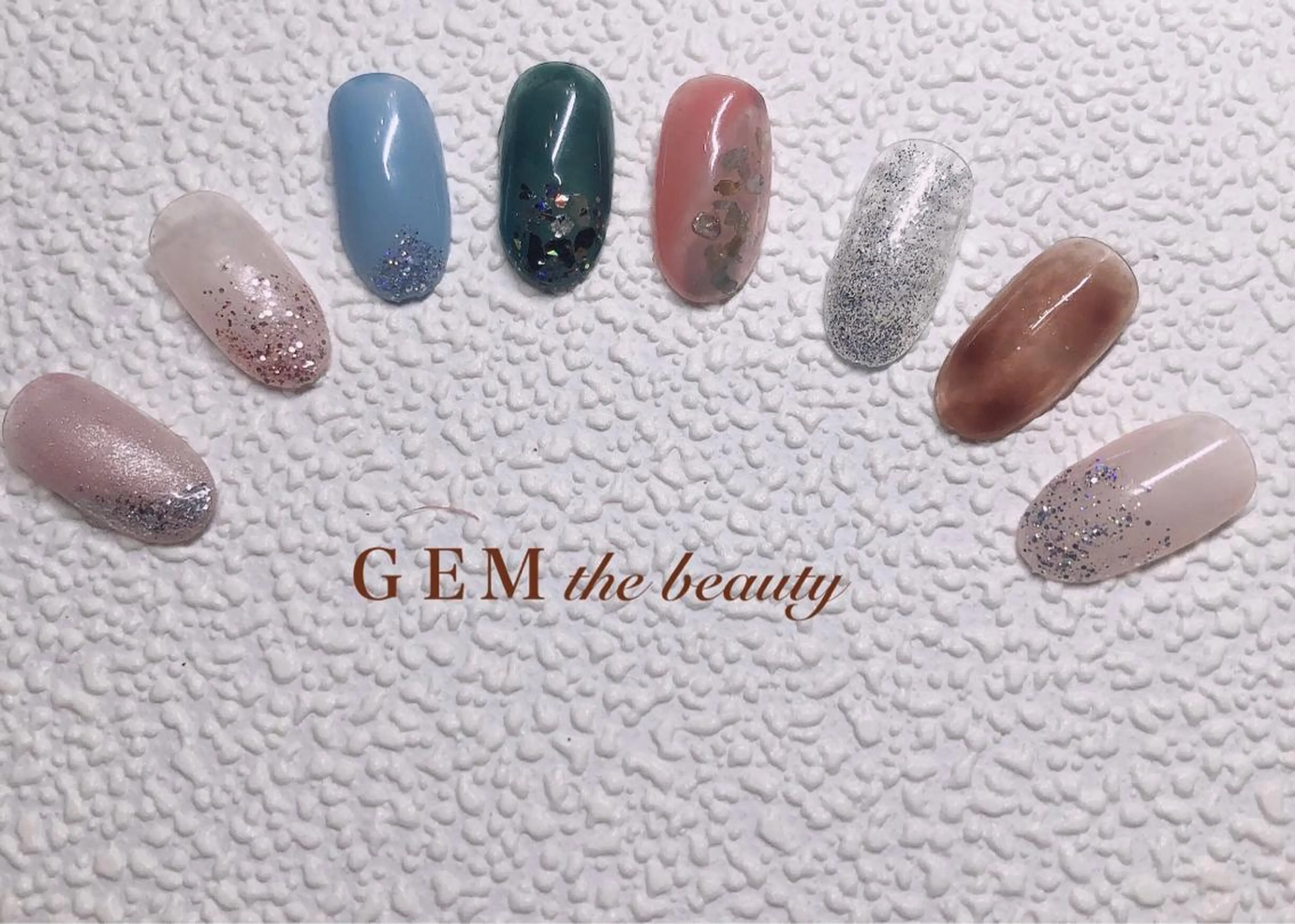 ネイル アートネイル ジェルネイル シンプルネイル GEM  the beautyのマツエク・マツパデザイン