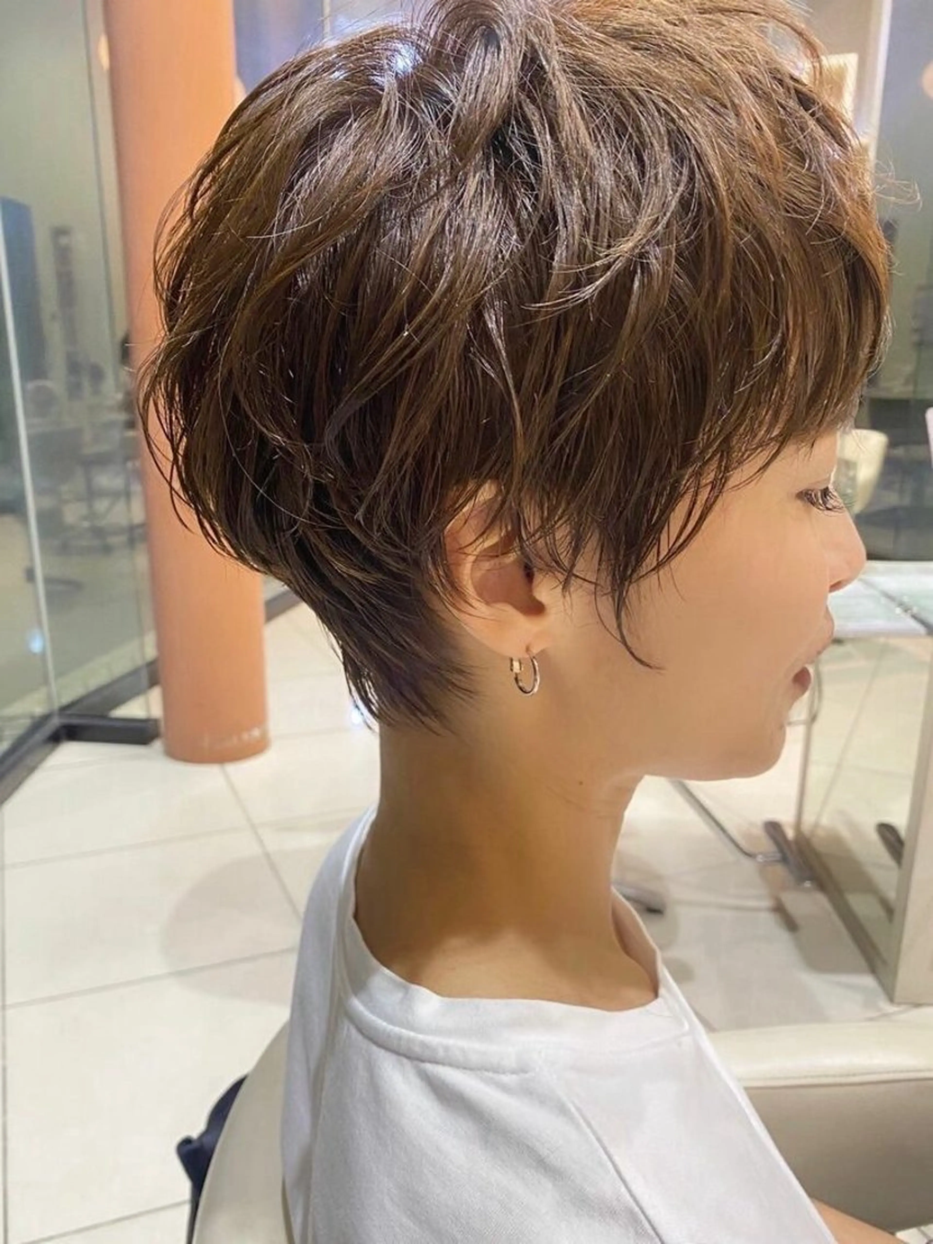 ショート 田島 夏奈のヘアスタイル