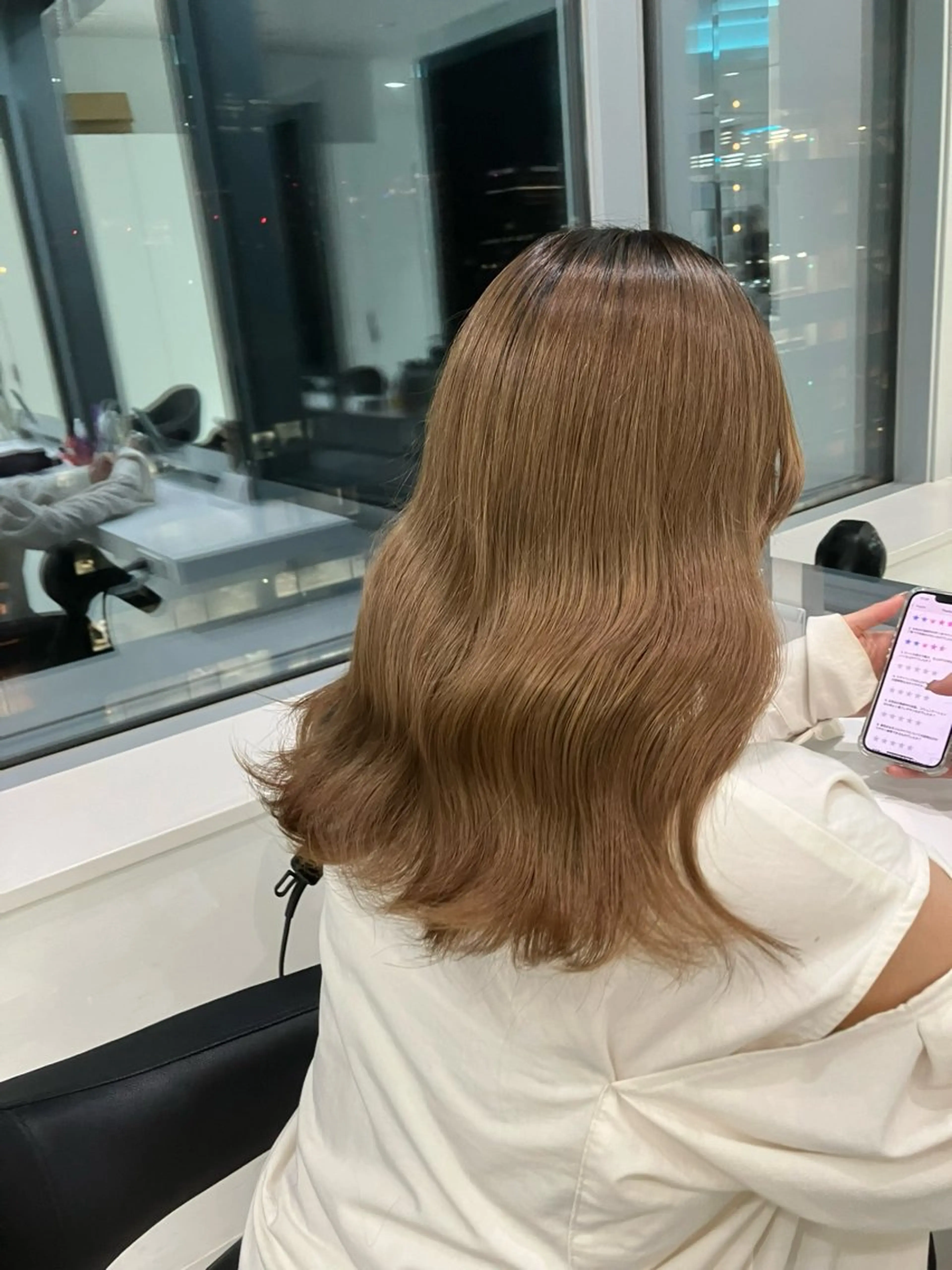 ロング カラー ヘアアレンジ 🫧透明感ラベンダー 似合わせ🫧あい🫧のヘアスタイル