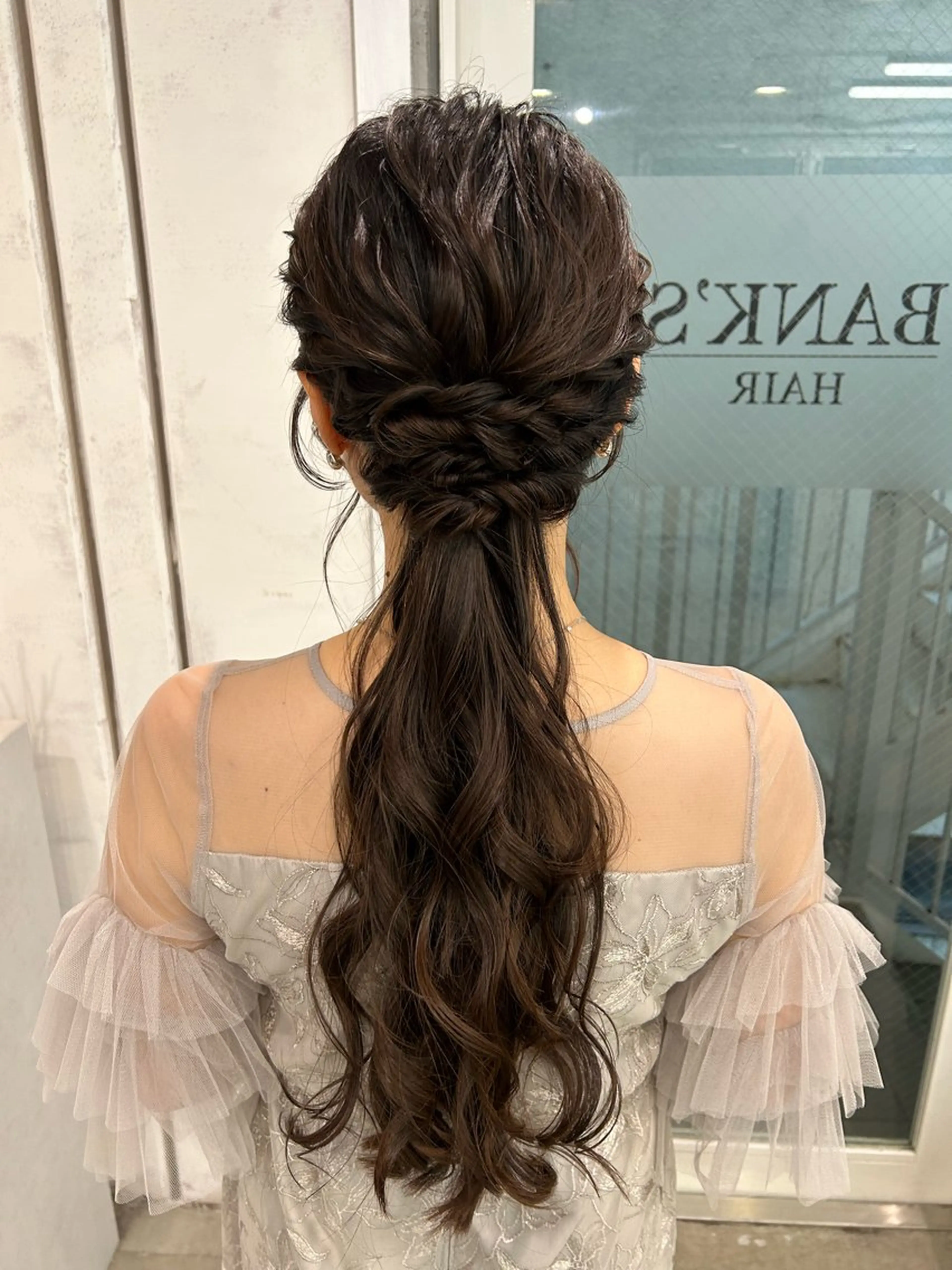 ヘアアレンジ 透明感カラー・ 髪質改善🩵イケダのヘアスタイル