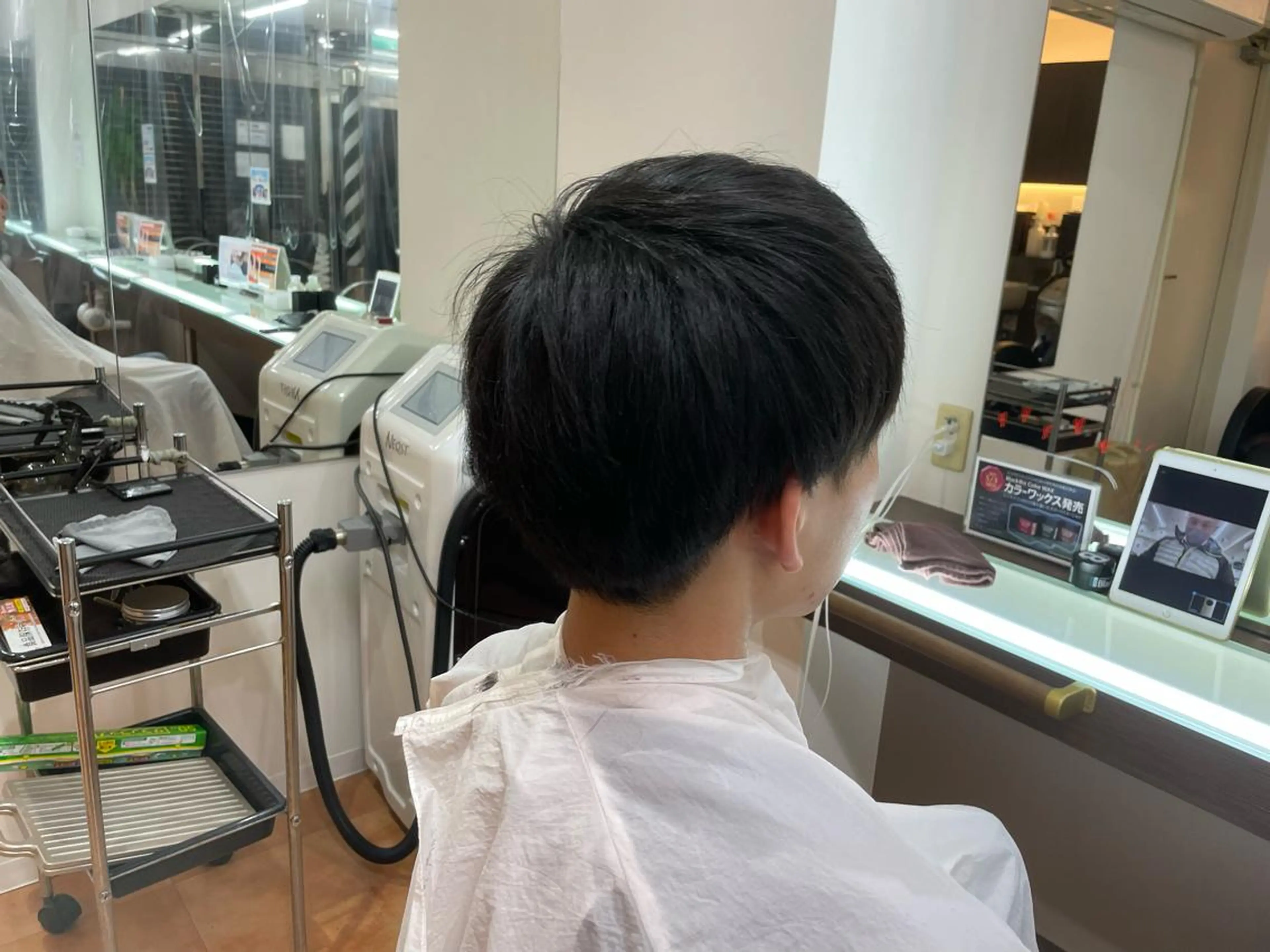 ショート メンズ マッシュ 刈り上げ Black Biz新宿西口店所属・み うらのヘアスタイル