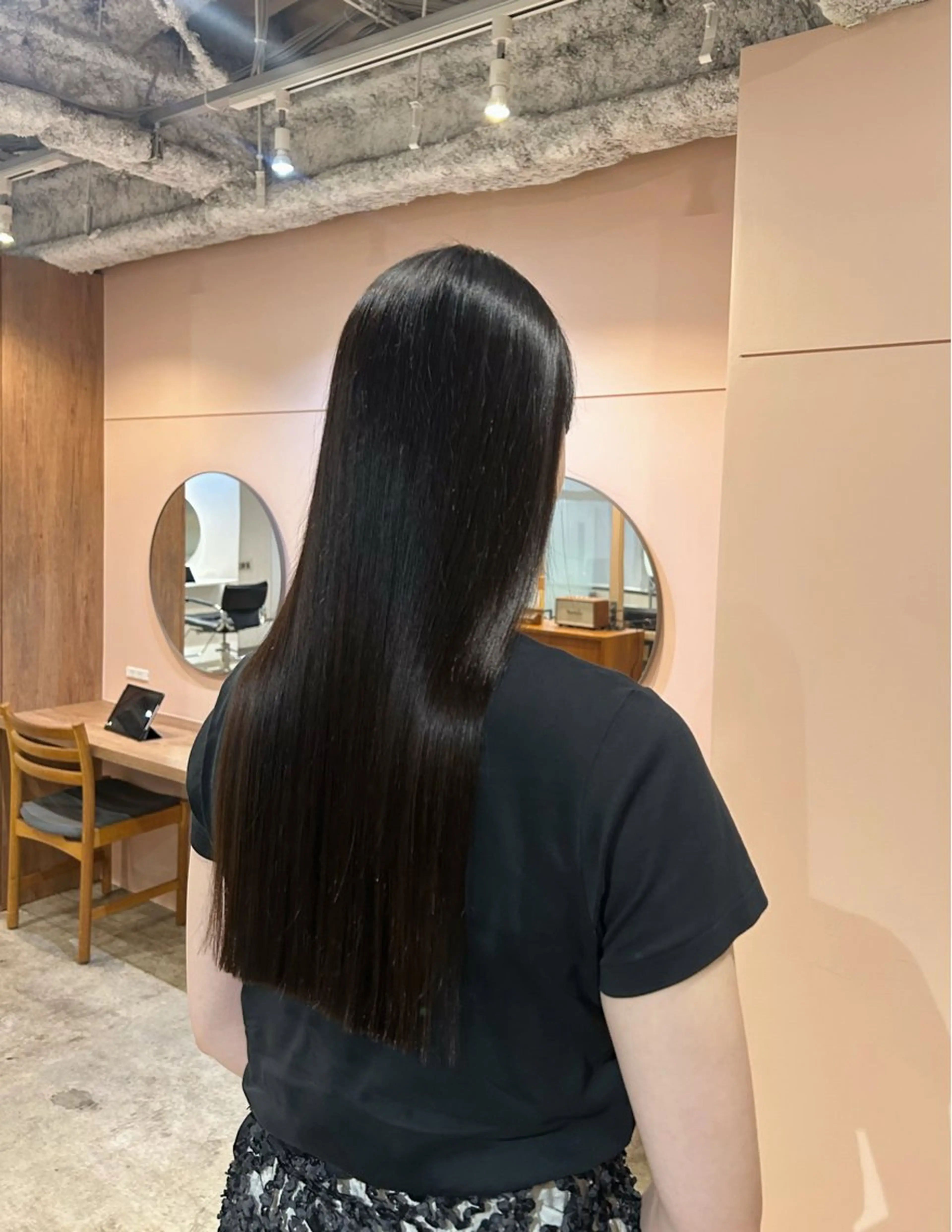 ⚠️ハイダメージブリーチ毛の方へ✨酸性ストレート+cut+color＋ケアトリートメント付の写真