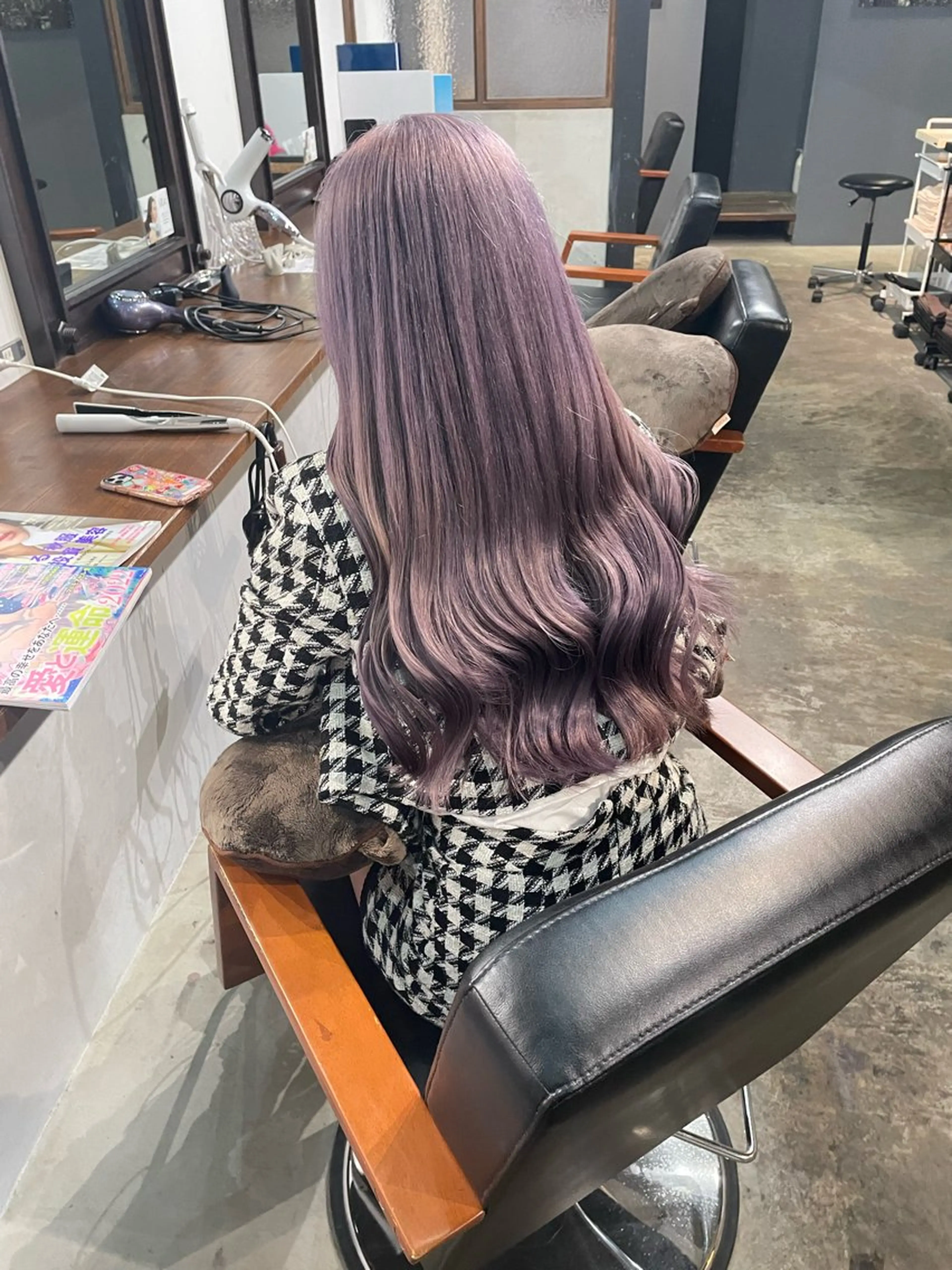ロング ヘアカラー トリートメント Baby美容師 Ninaのヘアスタイル