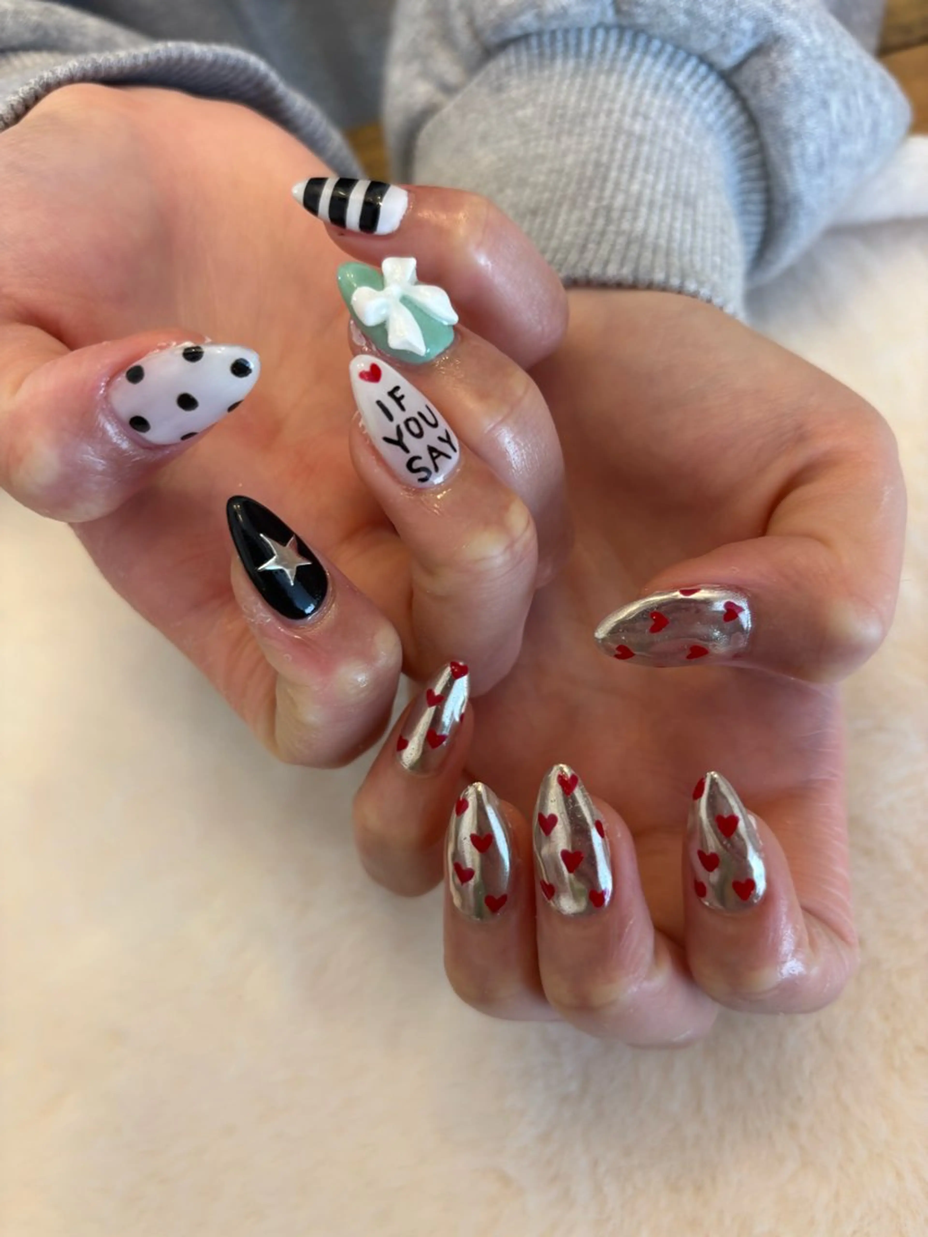 ネイル ハンドネイル Sea  nail by emaのネイルデザイン
