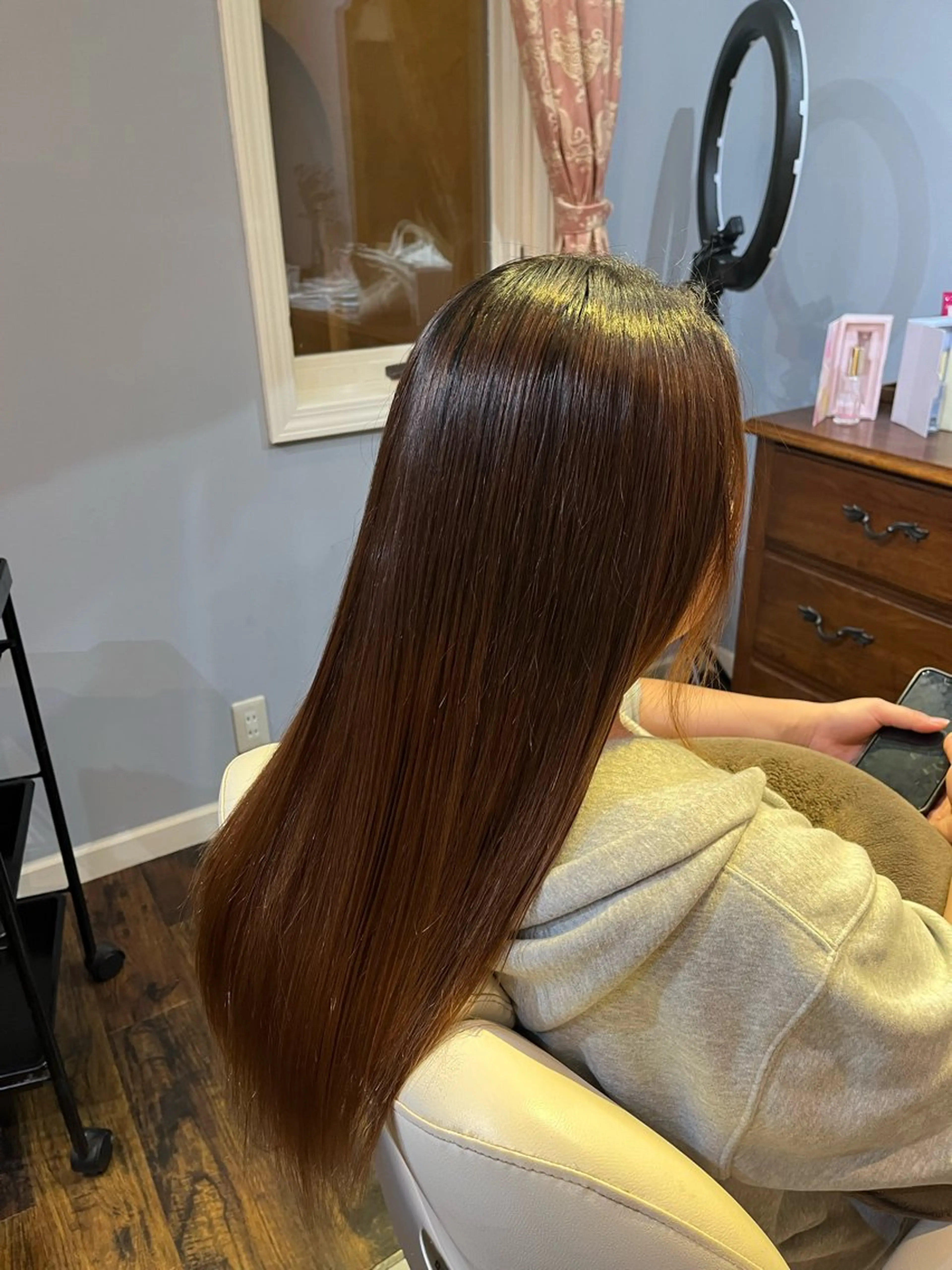 ロング 縮毛矯正 【jam】横山 真優華のヘアスタイル