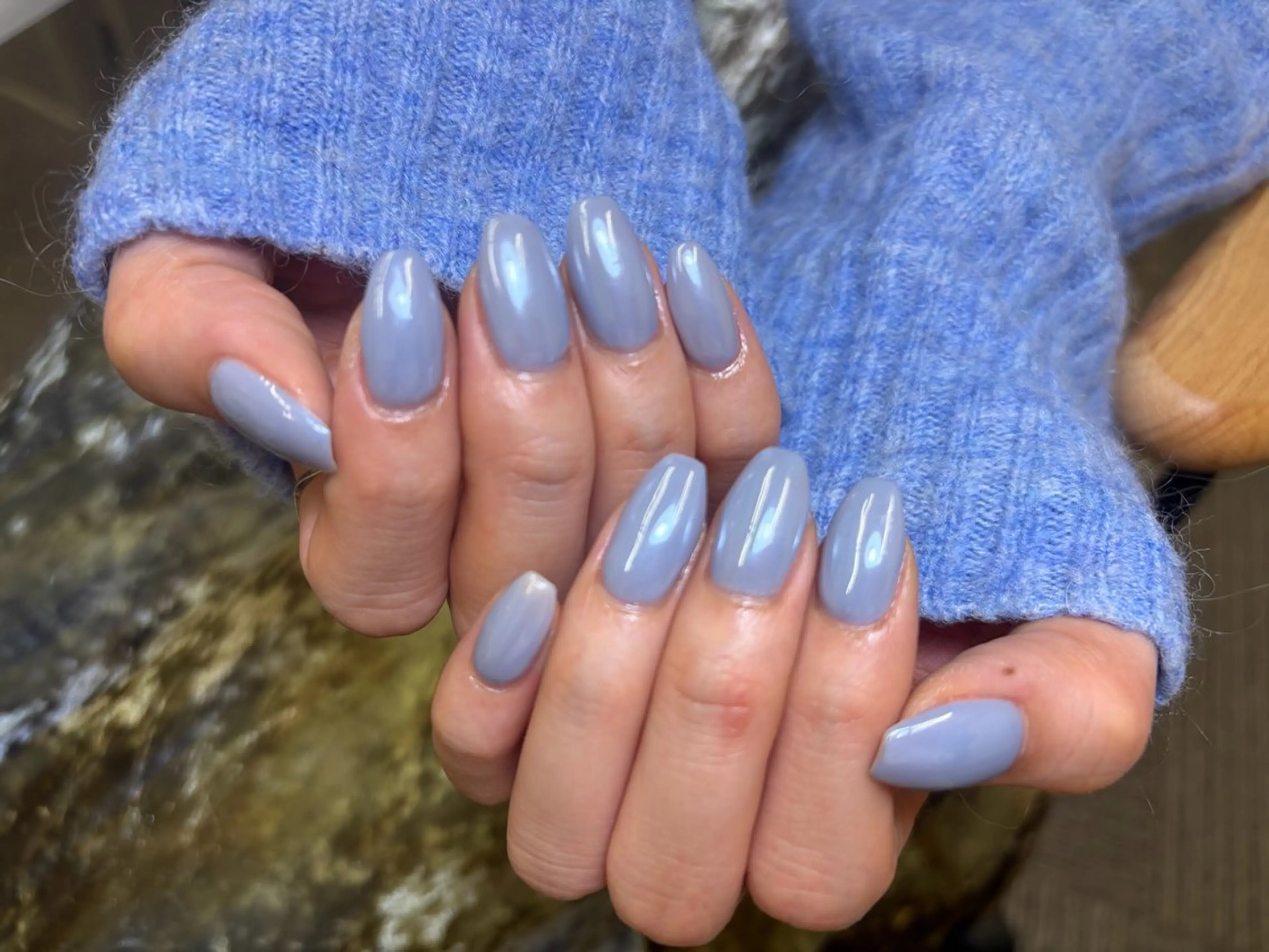 ネイル オーロラネイル チークネイル 長さ出し フットネイル フレンチネイル J&C Nail Salon吉祥寺所属・YU KIのネイルデザイン