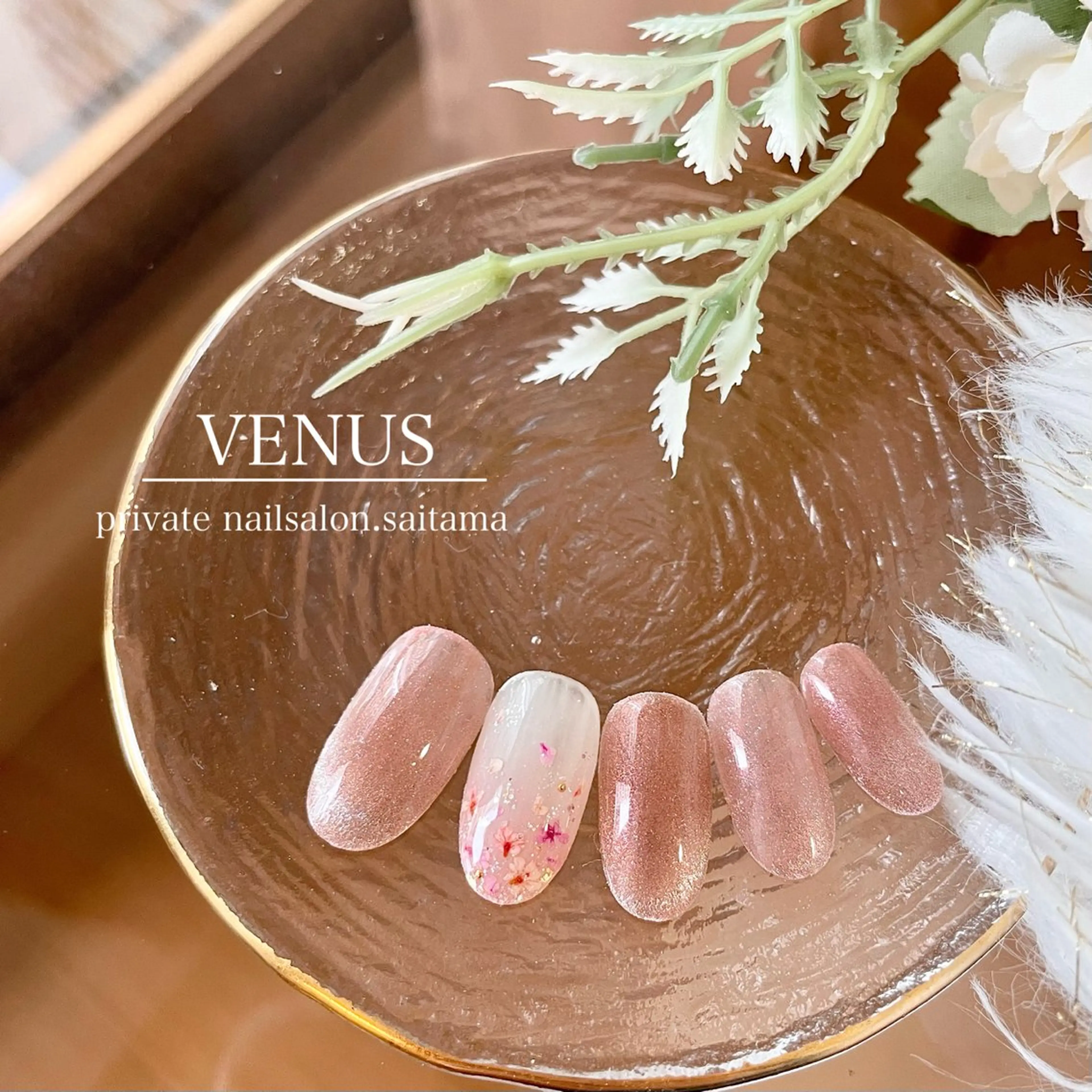 ネイル マグネットネイル ハンドネイル nailsalon VENUSのネイルデザイン
