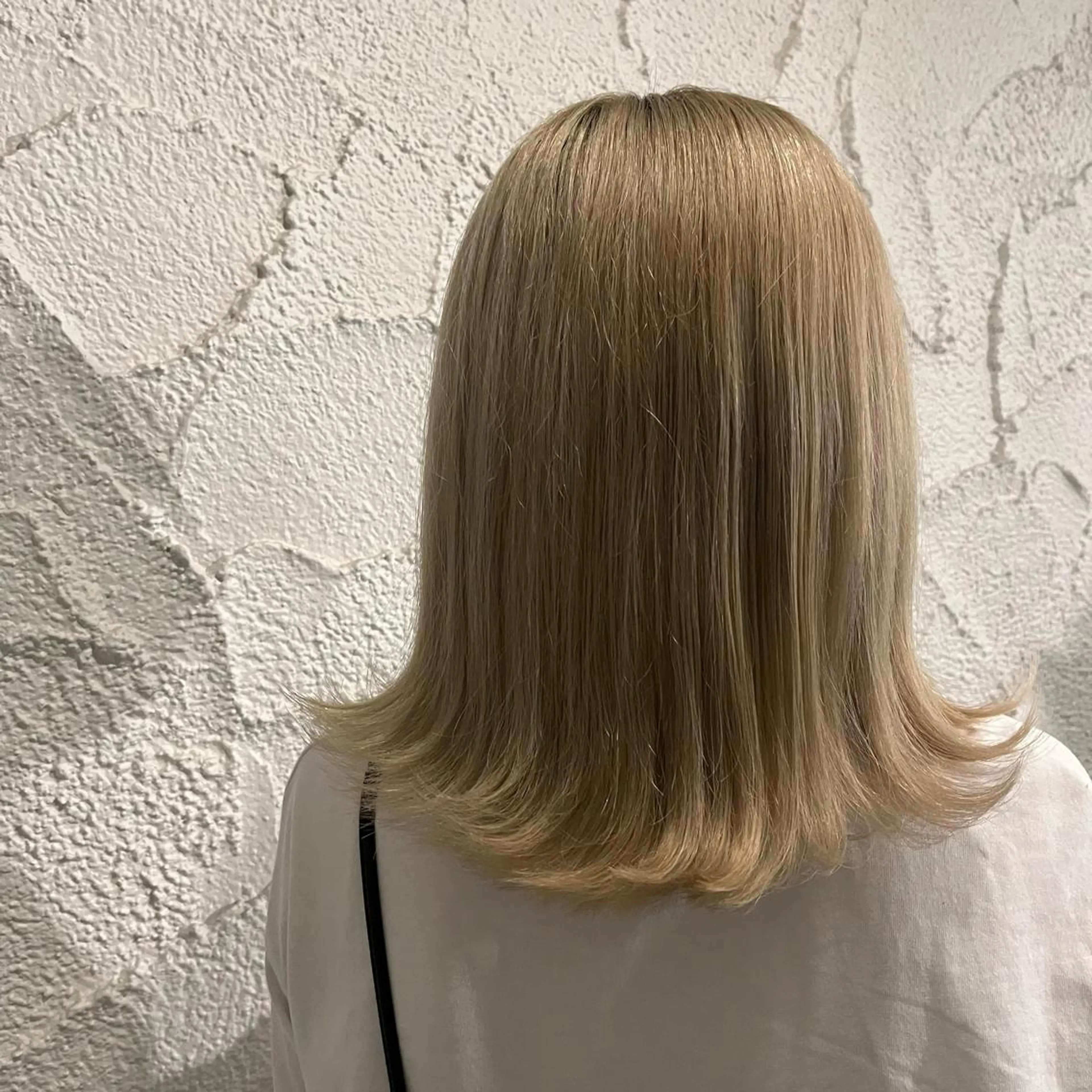 ミディアム カラー ヘアアレンジ 桑原 りゆのヘアスタイル