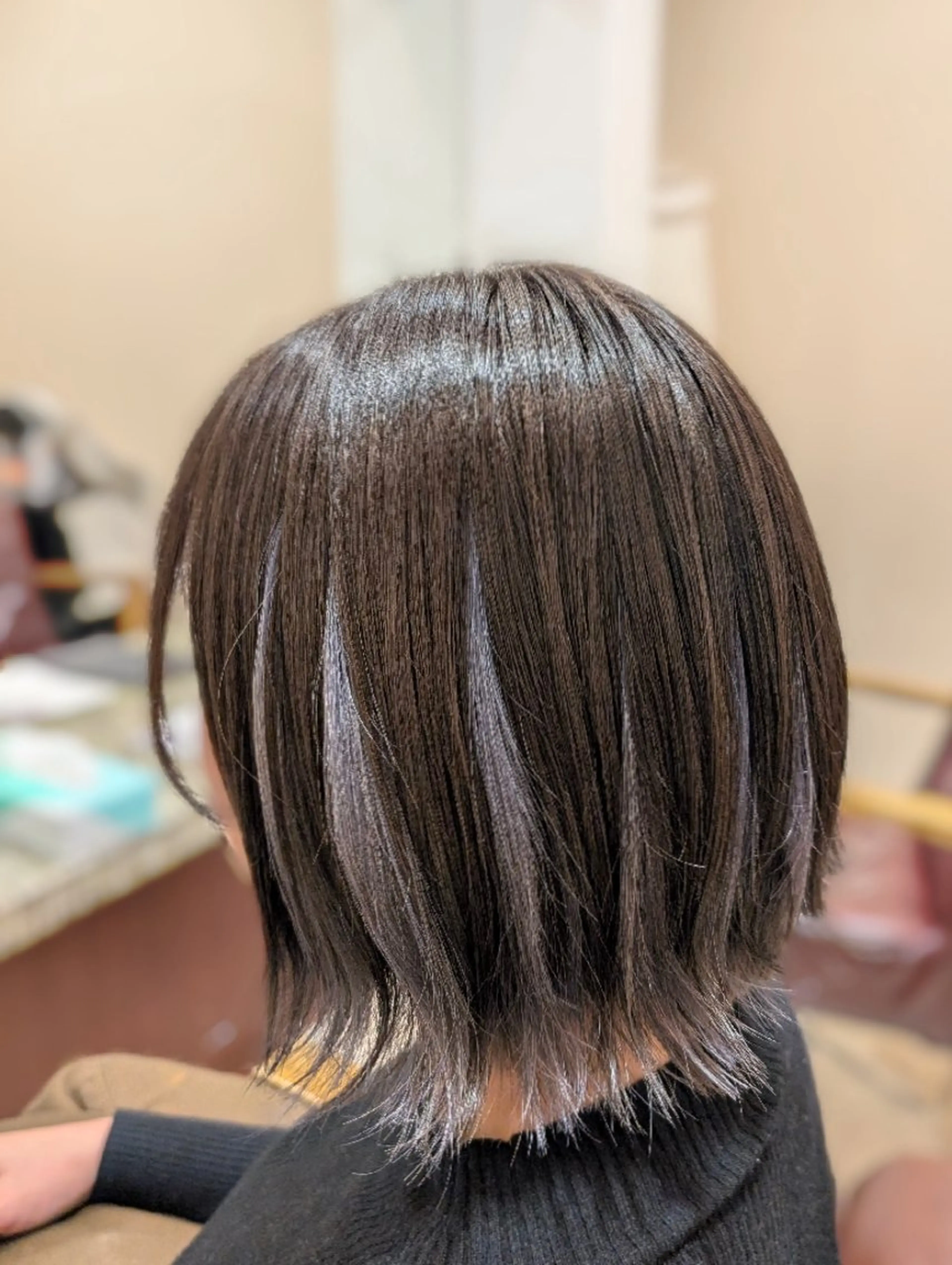 ショート カラー デザインカラー シルバー ボブ 外ハネヘア ヘアカラー ブランシェ勝川南口店 石原 あゆみのマツエク・マツパデザイン