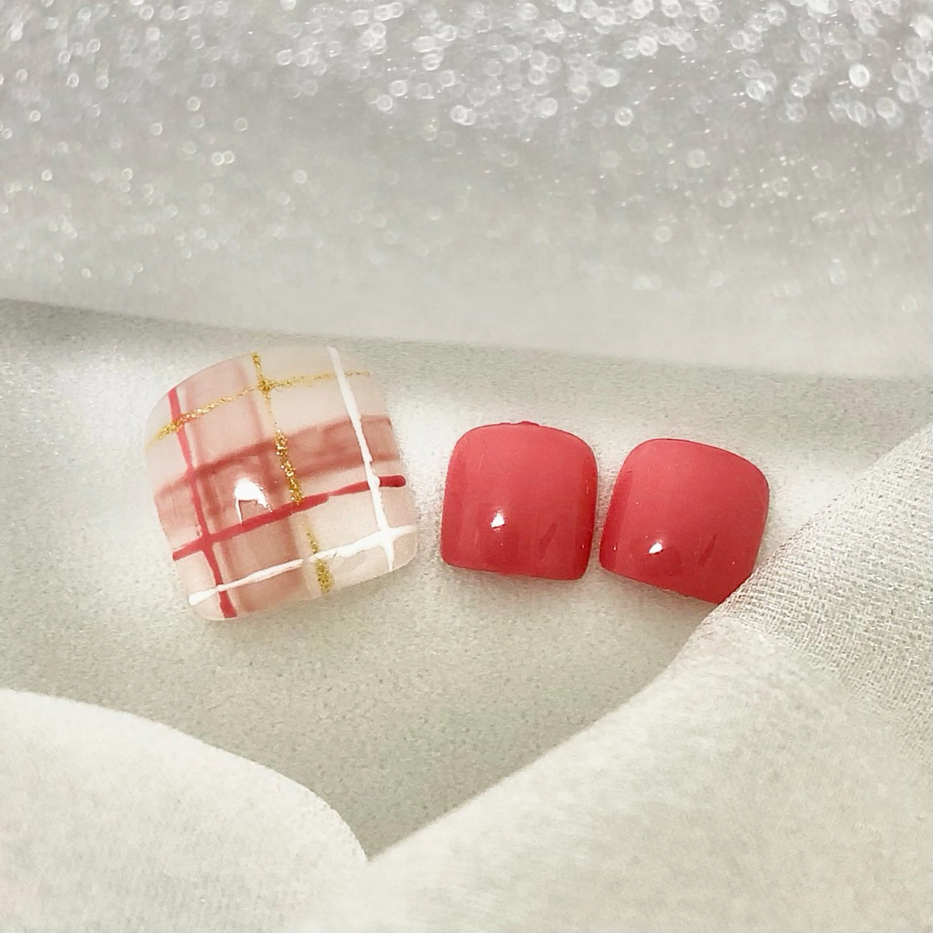 ネイル フットネイル 自爪育成ネイルケア Lena  nailのネイルデザイン