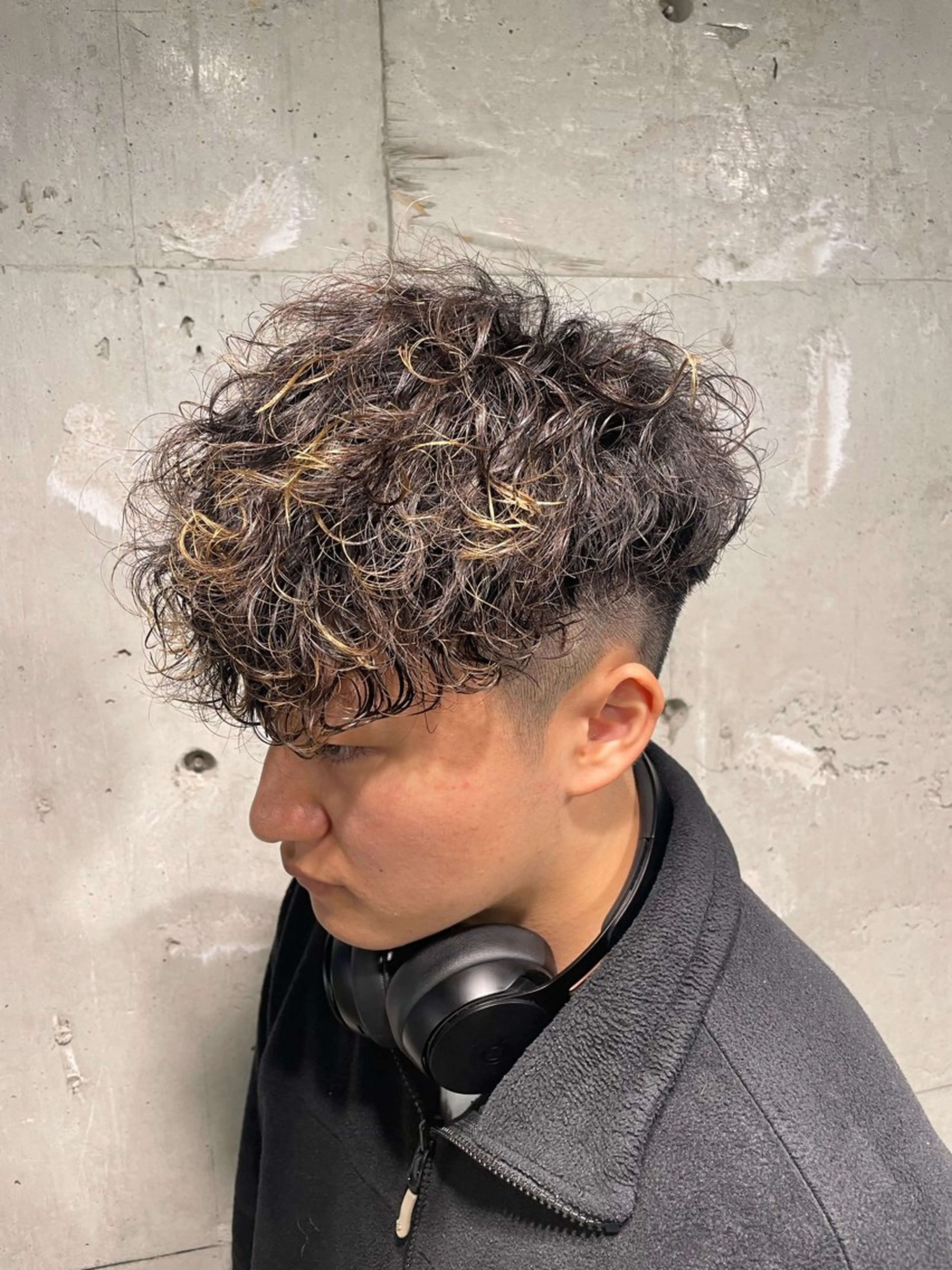 パーマ メンズ カット パーマ 🟦横浜THREE 🟦メンズ/パーマのヘアスタイル