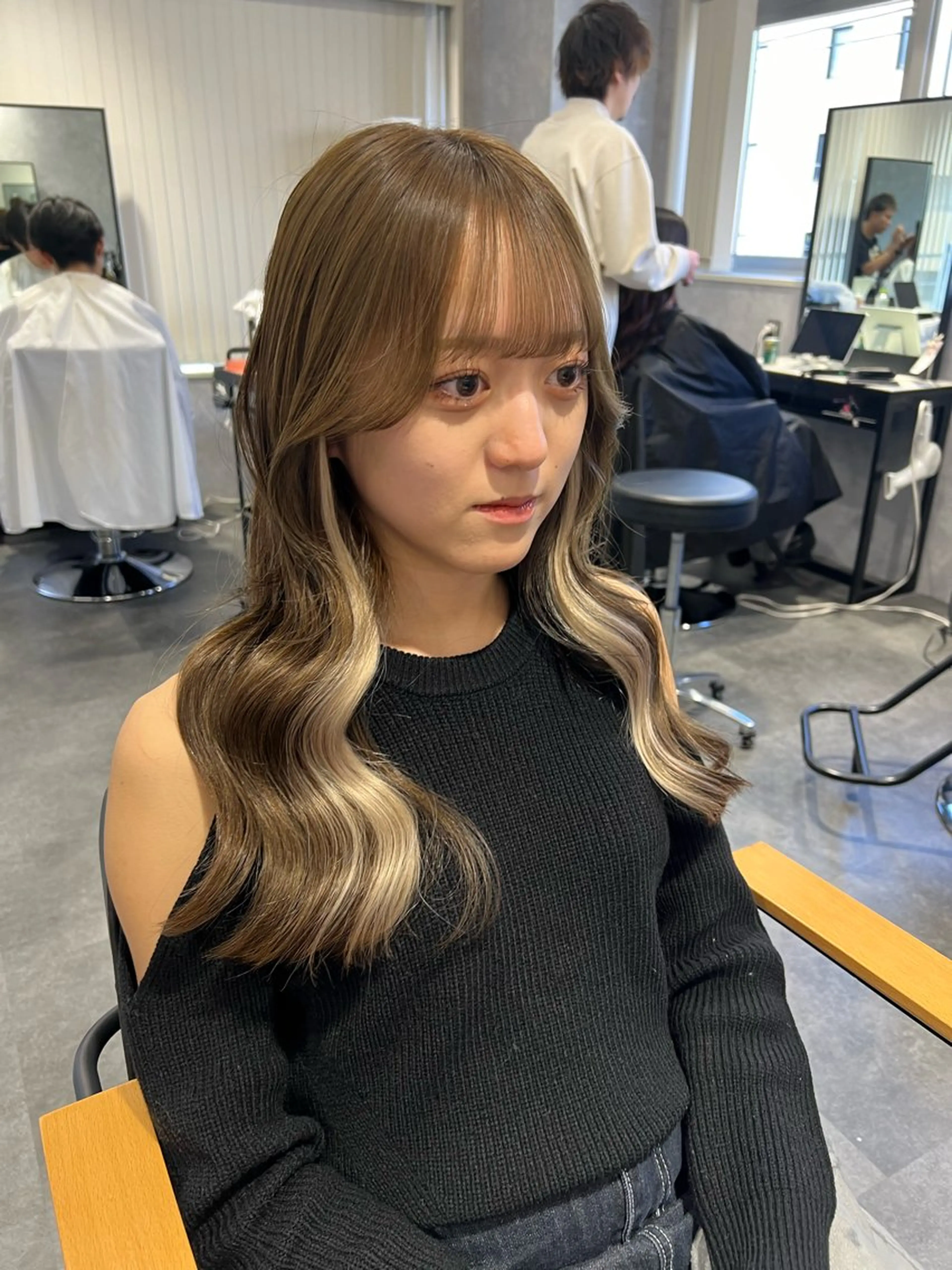 ロング Fi-Ne 横浜所属・✨プルエクステ✨/ モデル募集🍑のヘアスタイル