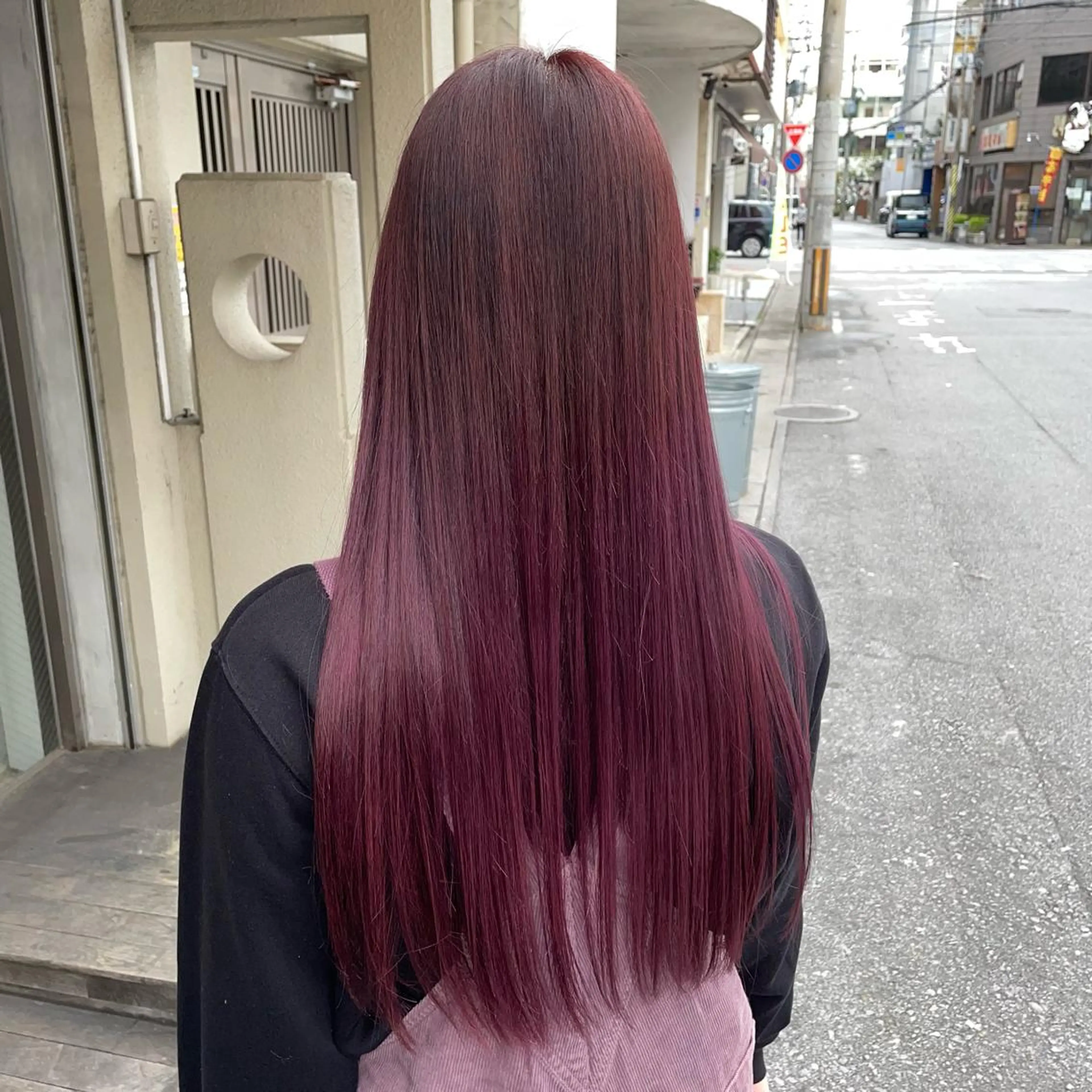 ロング カラー ヘアカラー トリートメント miloc那覇 MIKUのヘアスタイル