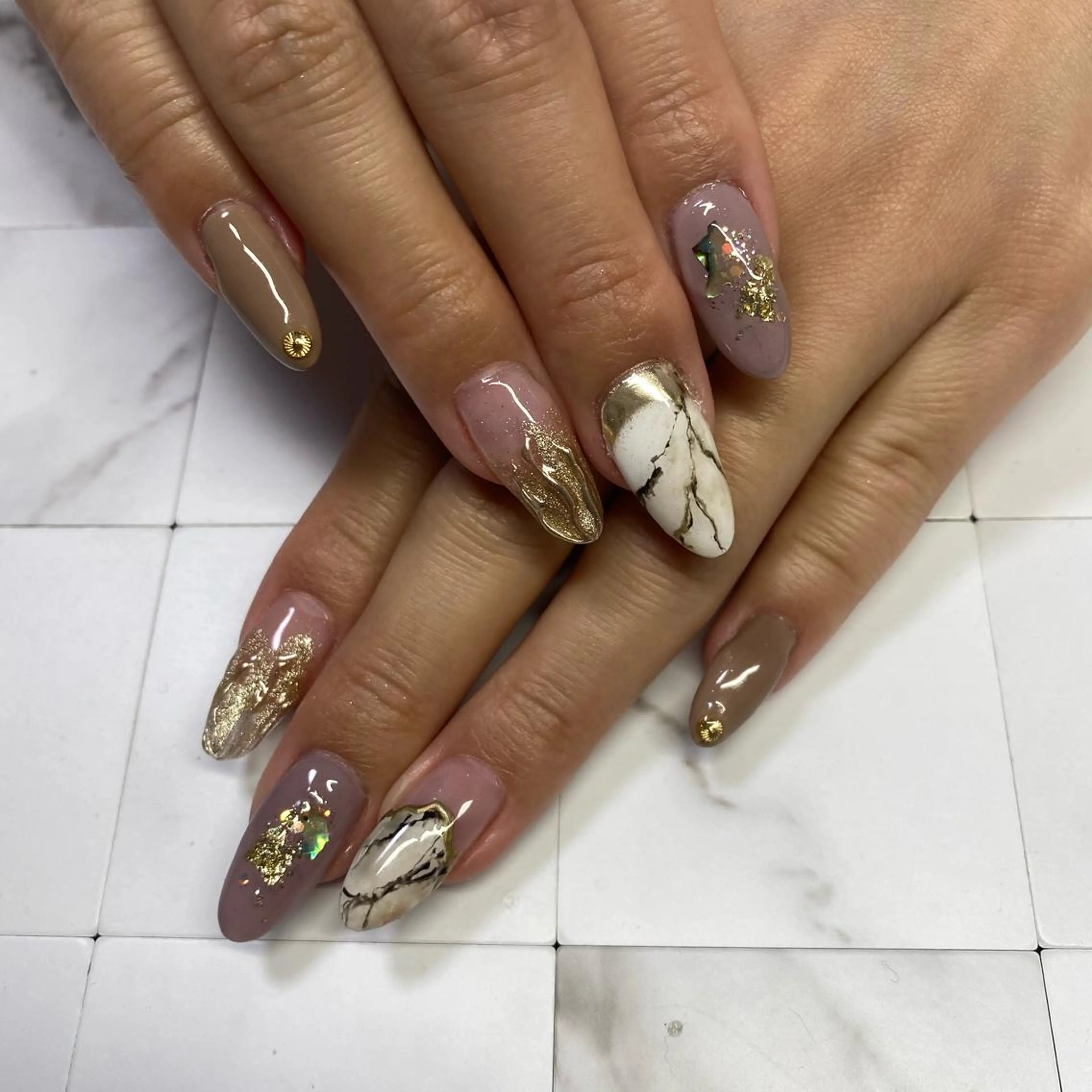 ネイル Rire_eye+beauty_nail所属・Rire_ nail_yukiのネイルデザイン