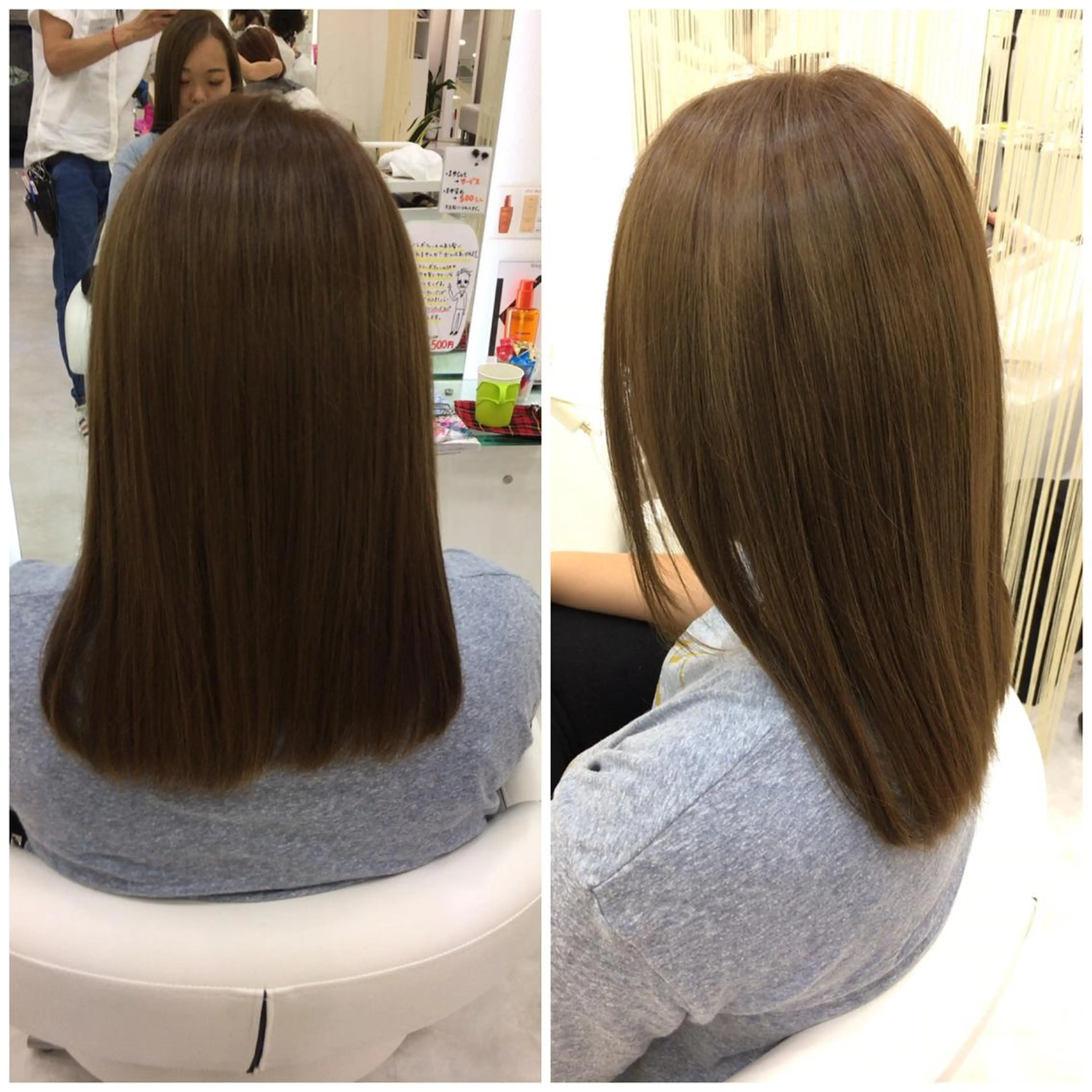 セミロング カラー ハイライトカラー ハイライト 佐藤 祥太のヘアスタイル