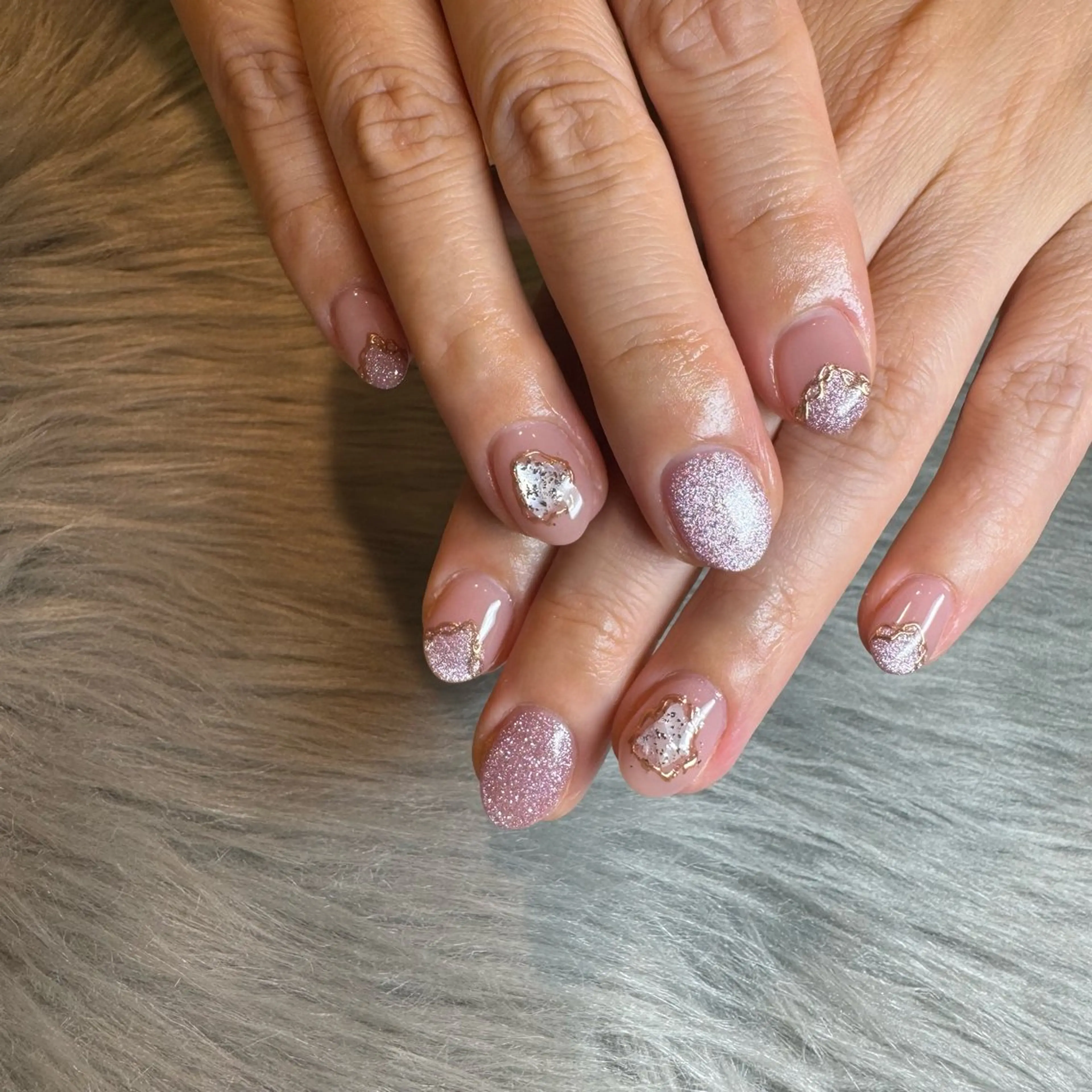 ネイル EARTH守谷店所属・🩶EARTH守谷店 YURA🦋のネイルデザイン