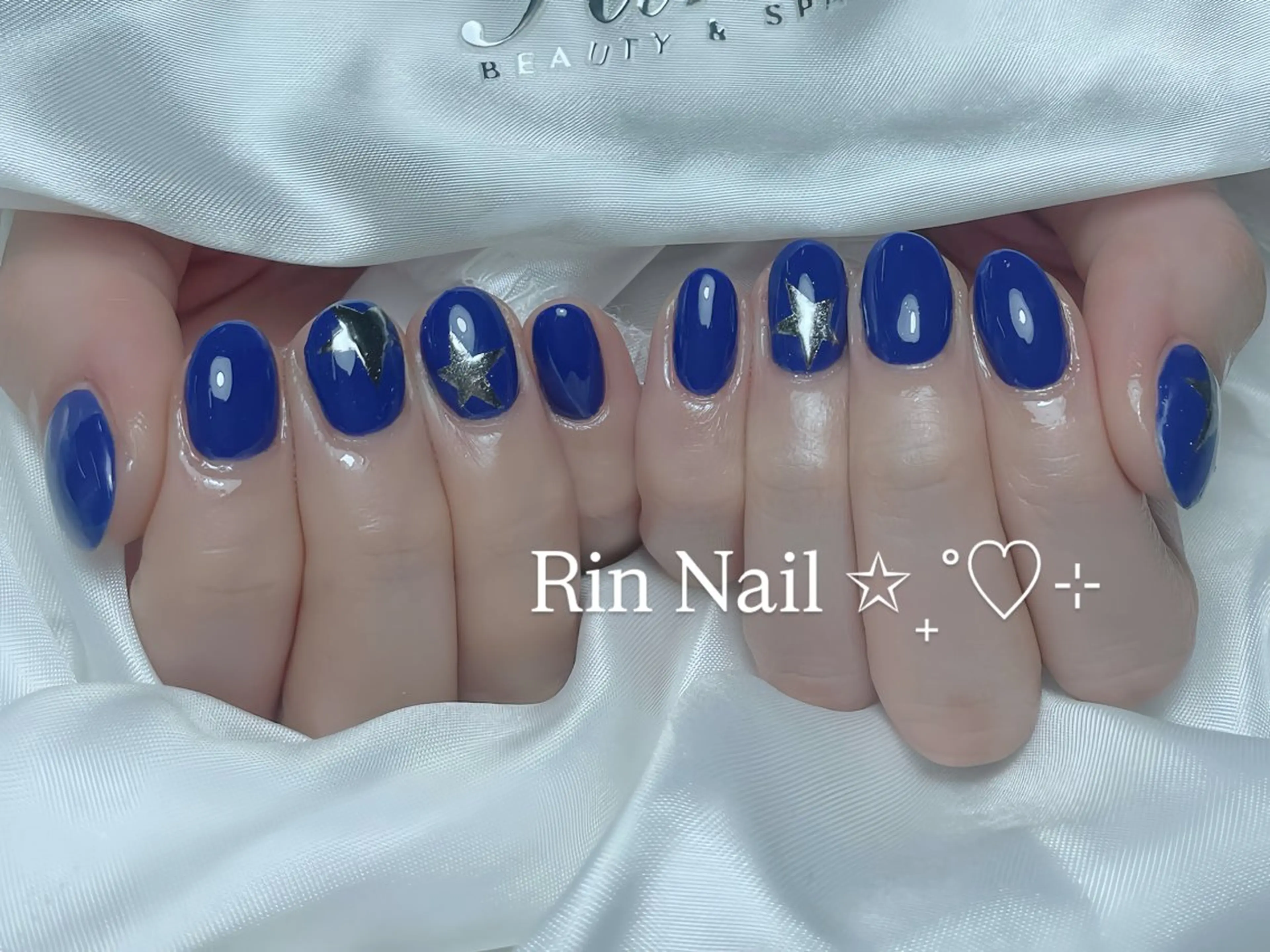 ネイル アートネイル オーロラネイル クリアネイル 長さ出し フレンチネイル ハンドネイル Rin Nail 新大久保店のネイルデザイン