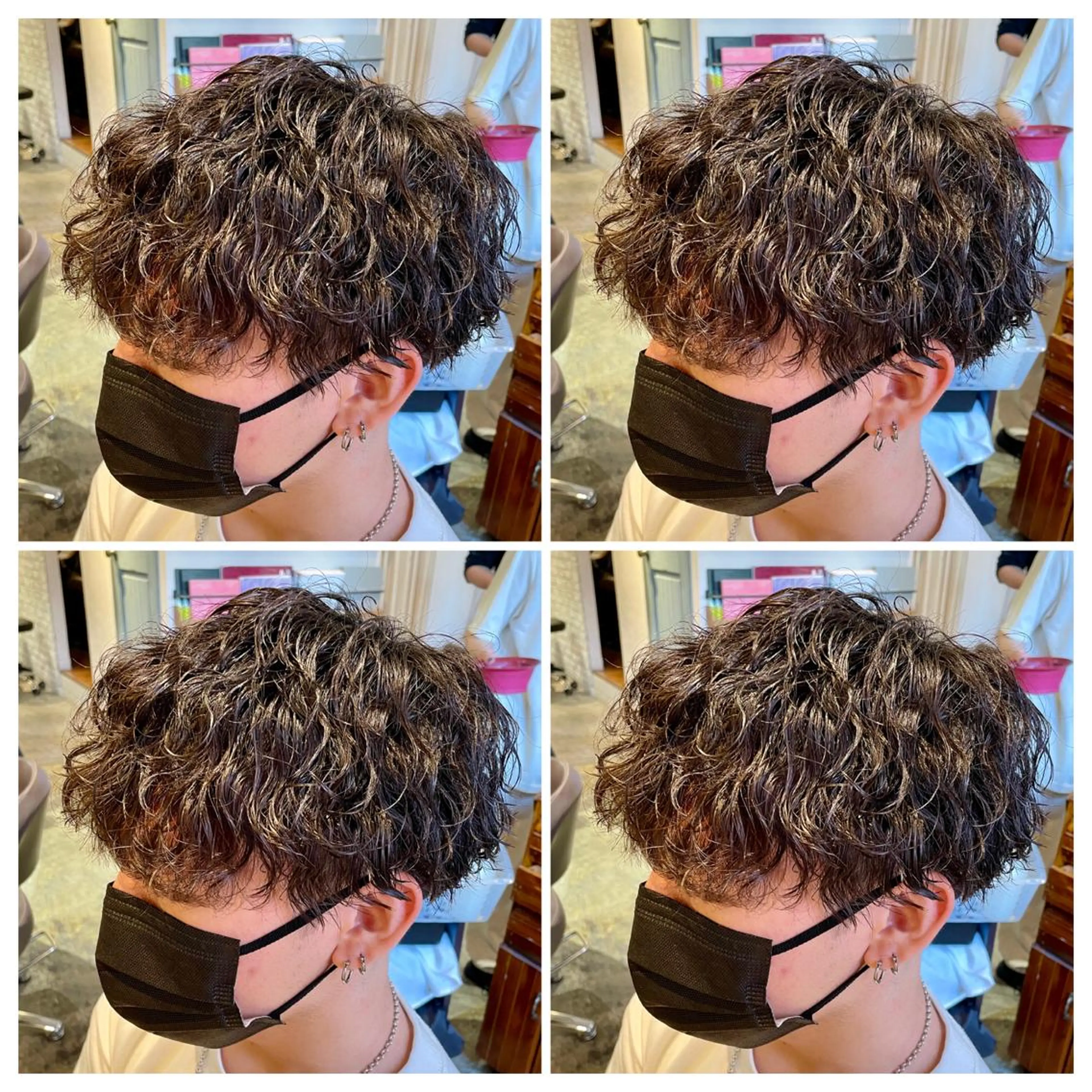 パーマ メンズ カット パーマ トリートメント 💎髪質改善/艶髪 荻原💎のヘアスタイル