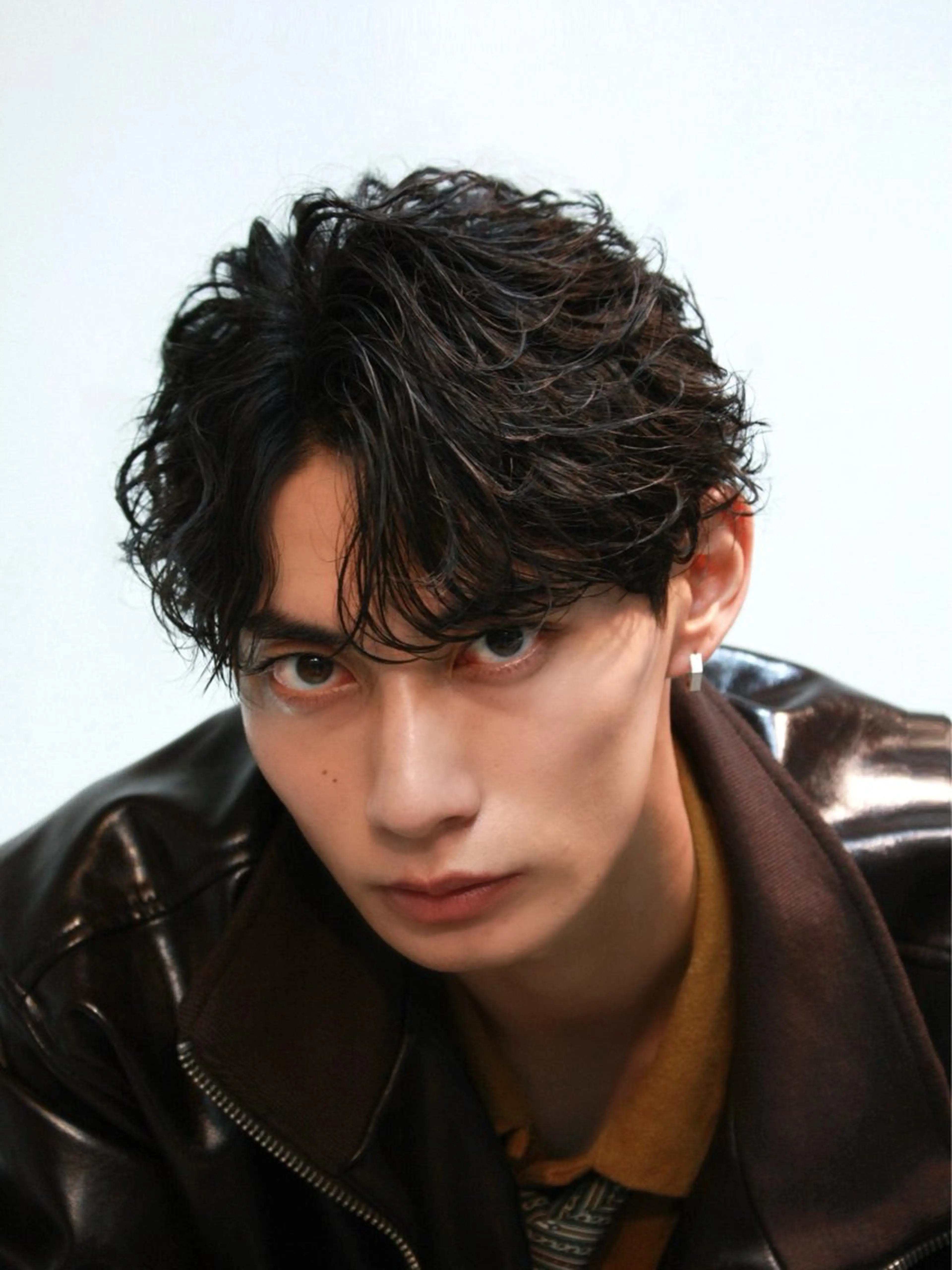 ショート パーマ メンズ フェザーパーマ メンズパーマ Alo所属・💥メンズパーマ /表参道/モント💥のヘアスタイル