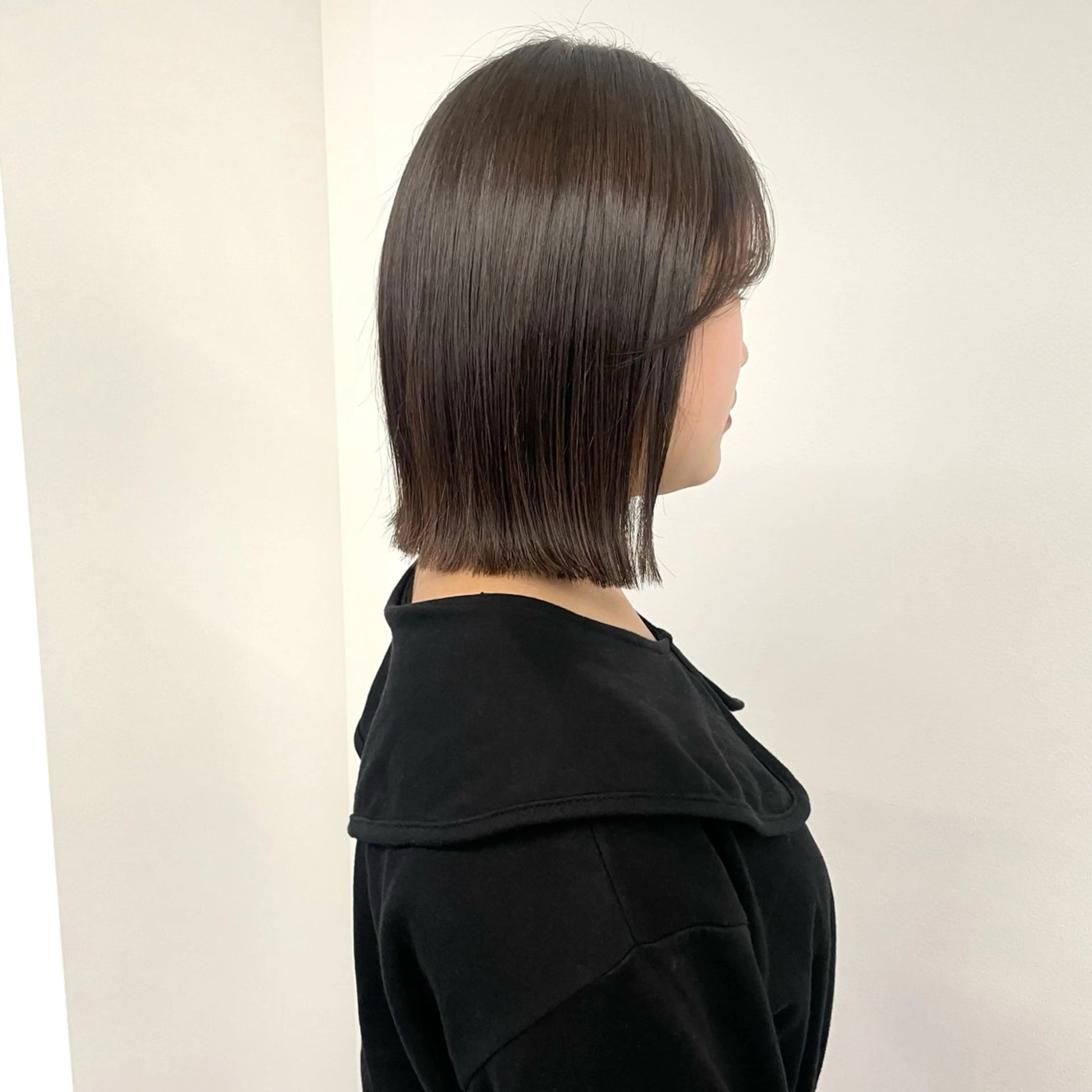 ミディアム カラー カット ヘアカラー トリートメント ETRE所属・🫧透明感カラー🫧 古川穂果のヘアスタイル