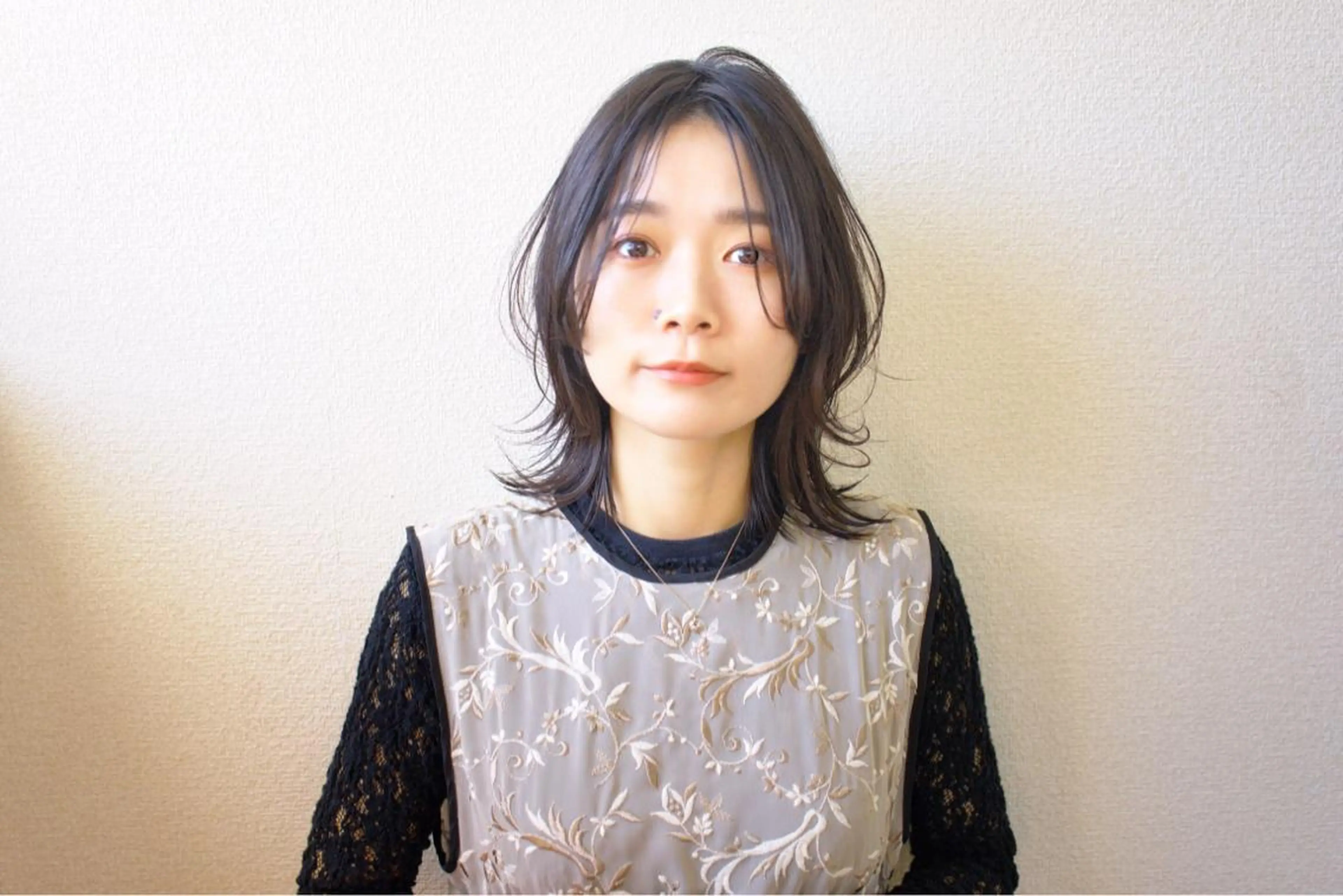 ミディアム カラー 透明感カラー🌿 CARICIA三浦のヘアスタイル