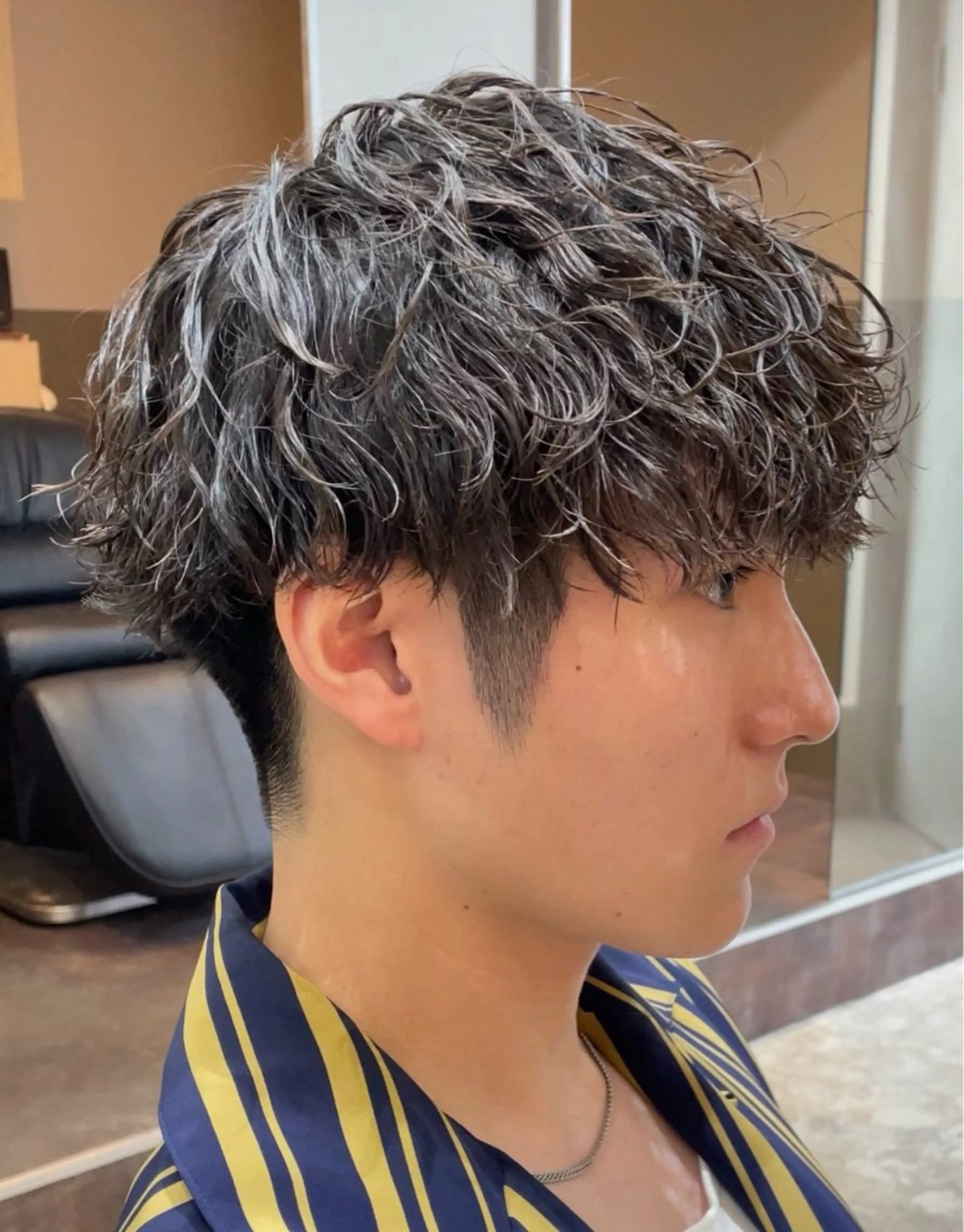 カット＋波巻きパーマの写真