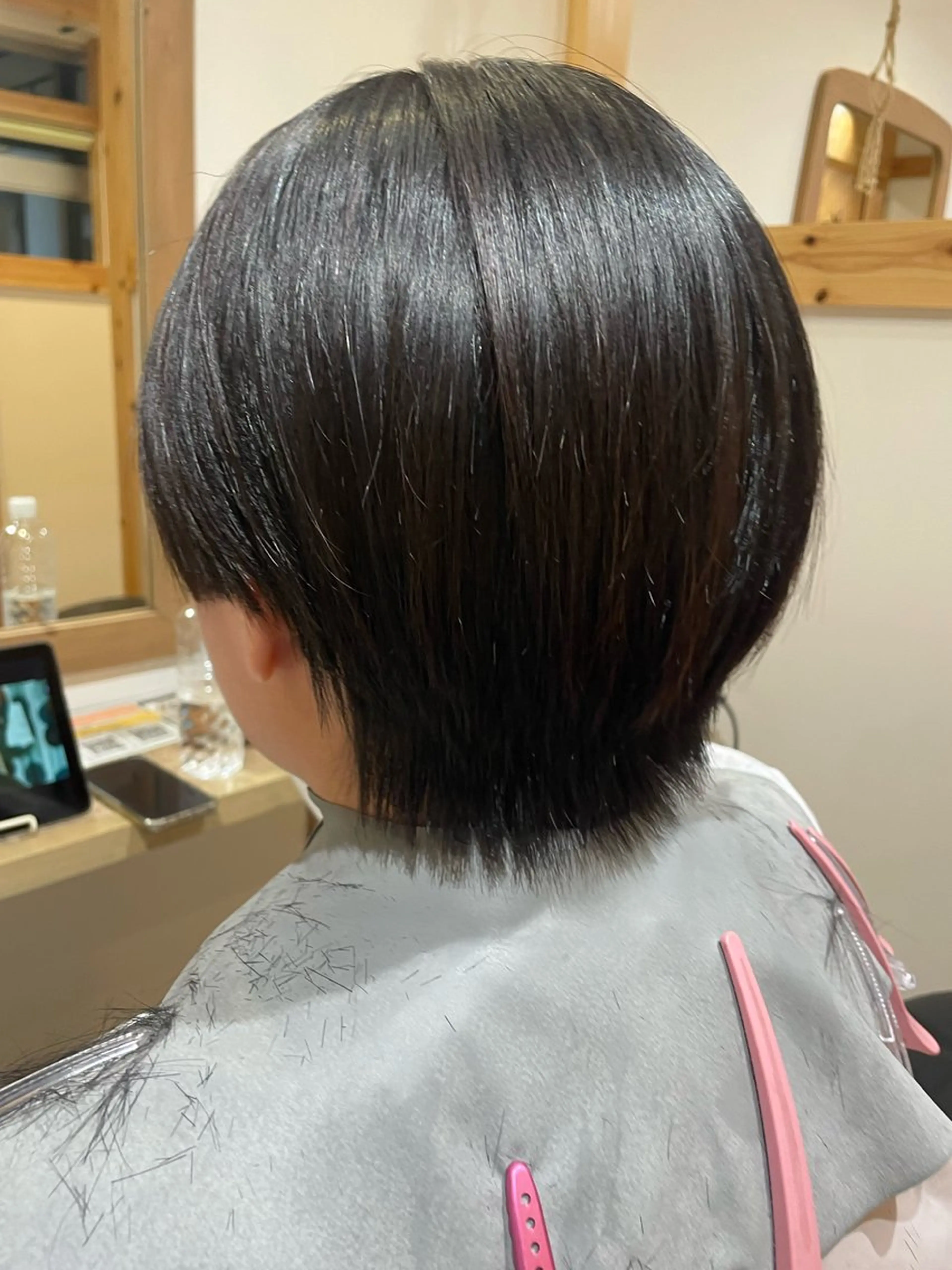 ショート ショートヘア カット パーマ 山口里莉 /ブリーチカラーのヘアスタイル