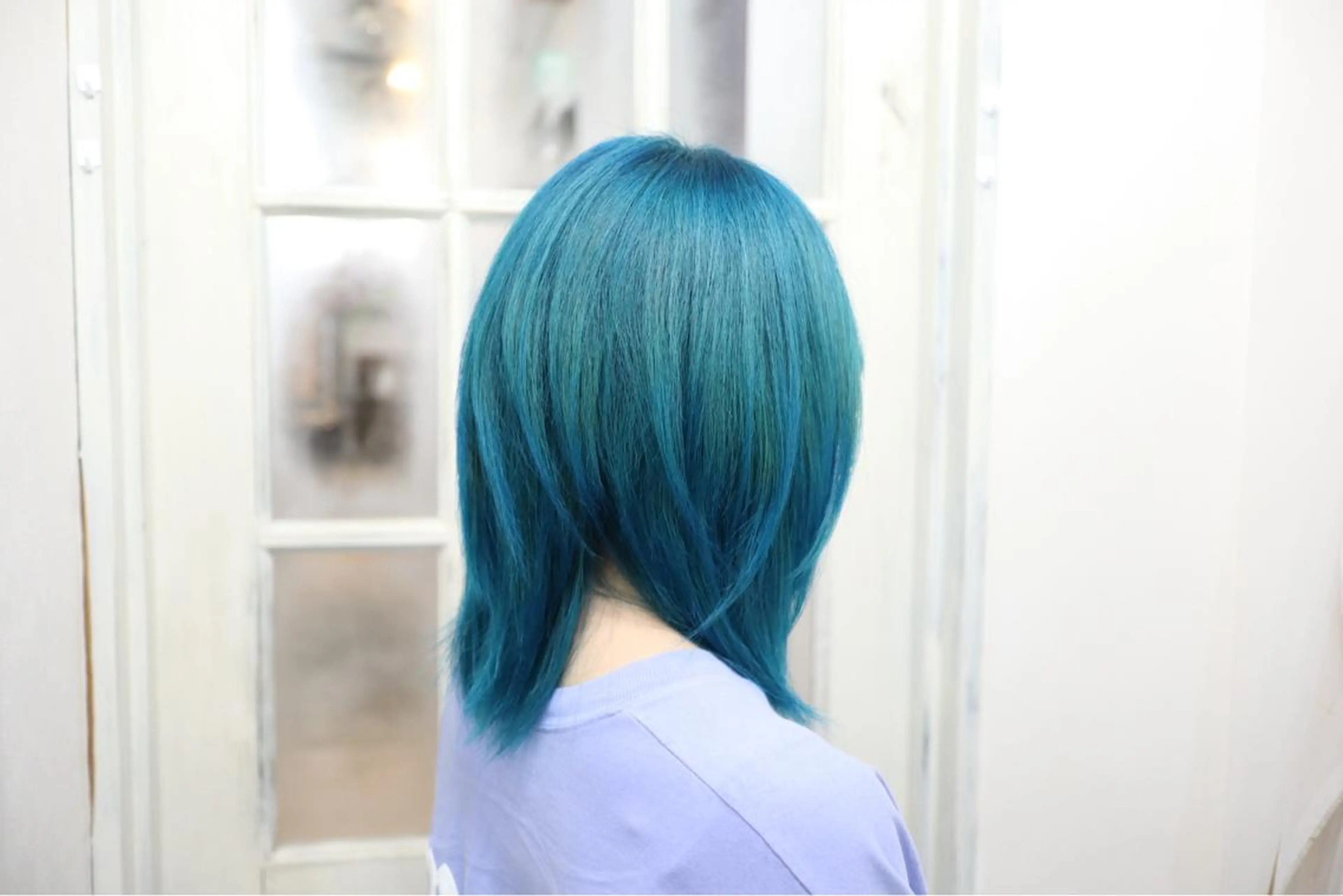 セミロング カラー アディクシーカラー ベージュカラー ブリーチ ケアブリーチ ダブルカラー ✨池袋ブリーチ特化 Hibiki✨のヘアスタイル