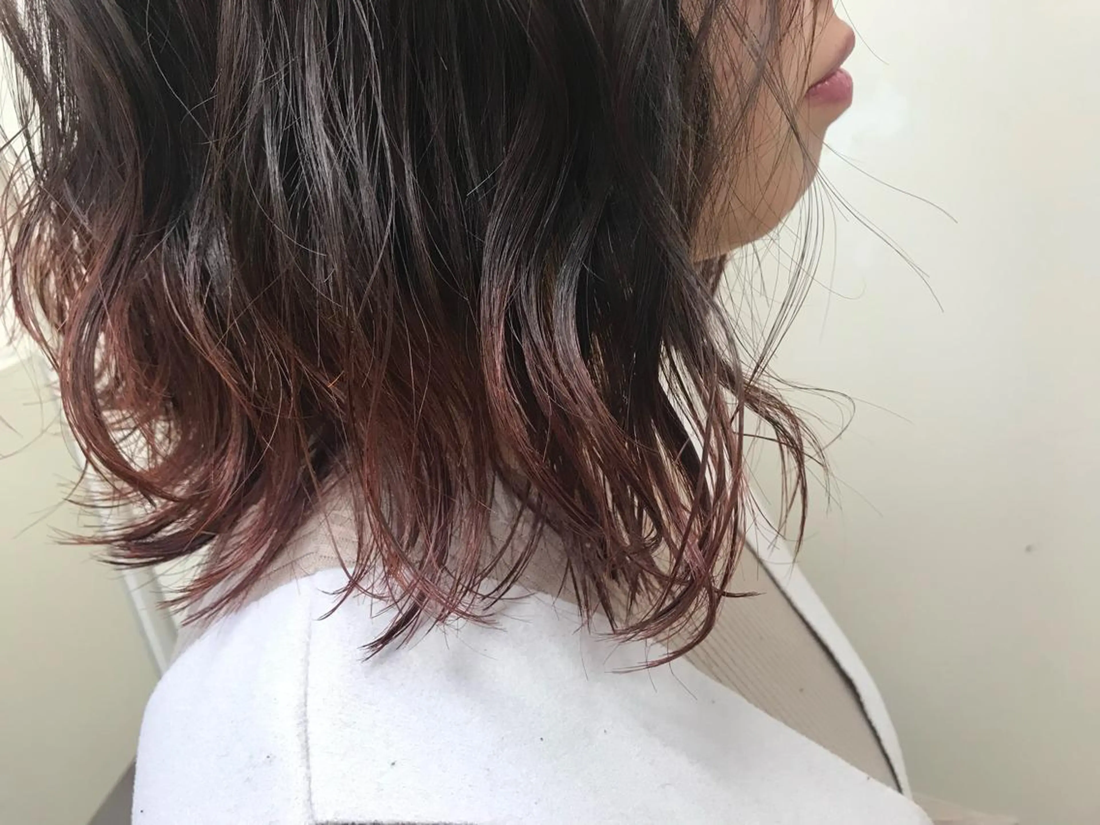 ミディアム 韓国　縮毛矯正 髪質改善　木村のヘアスタイル