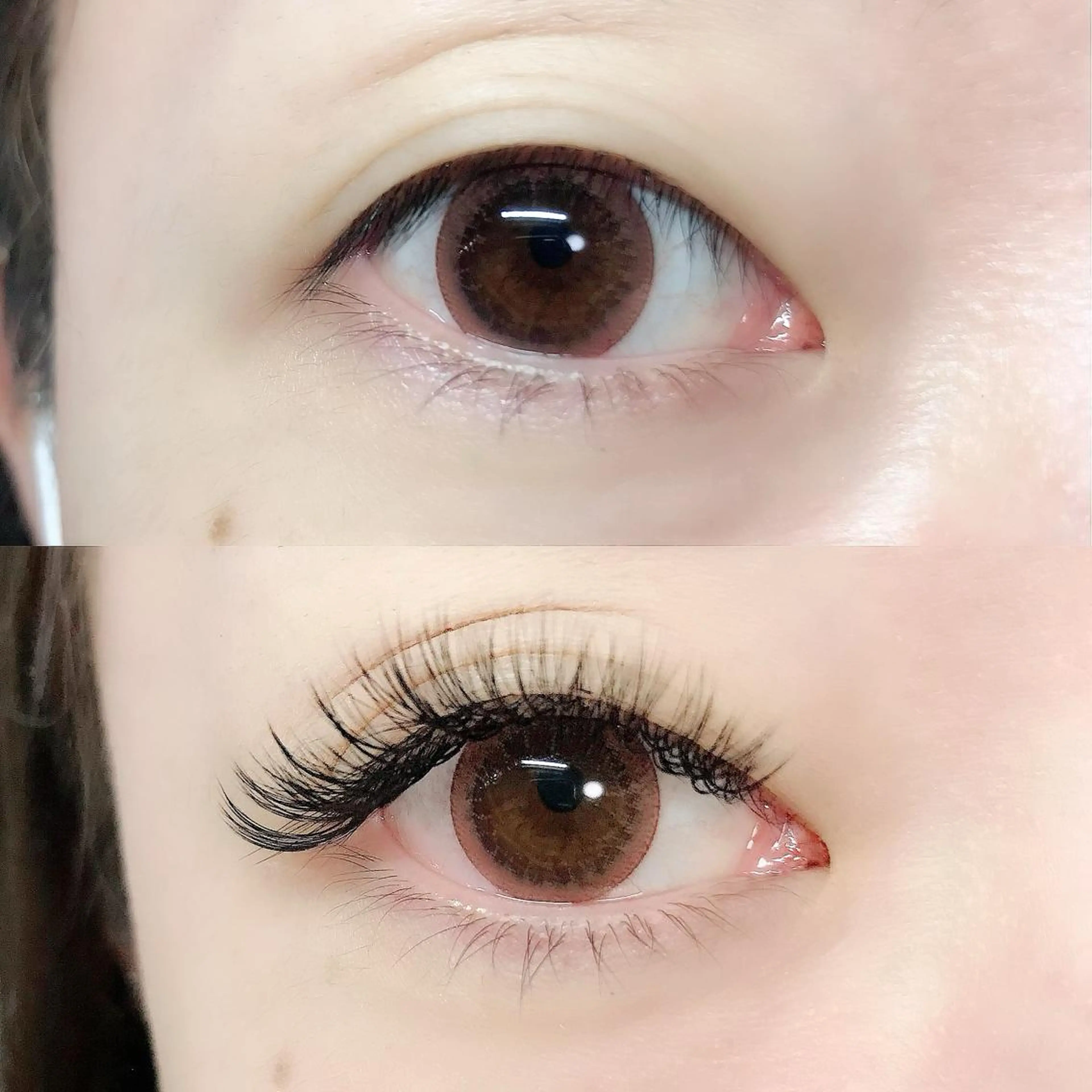マツエク・マツパ アップワードラッシュ plume eyelashのマツエク・マツパデザイン