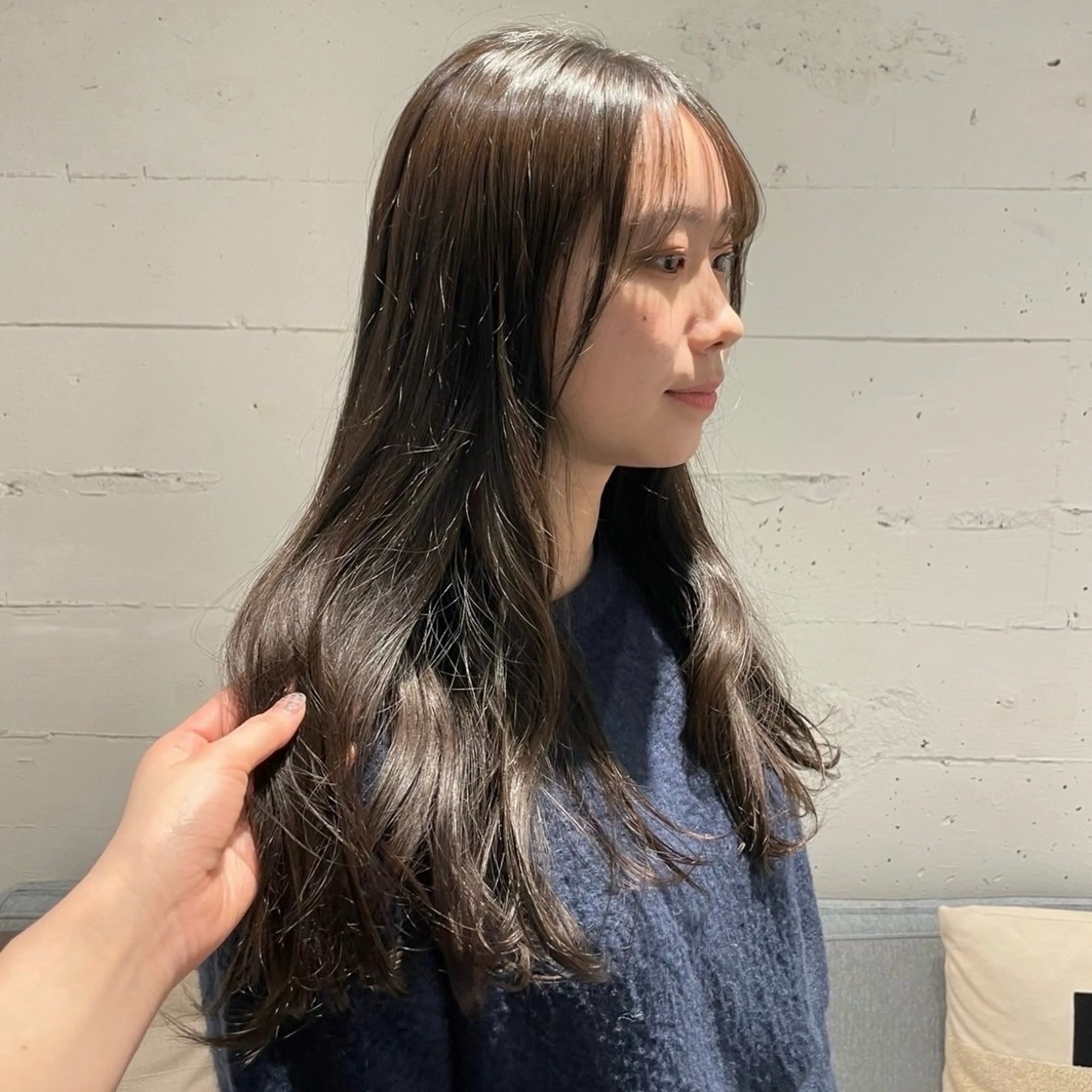 ロング ヘアカラー トリートメント 暖色カラー / rio🐏 / 目黒のヘアスタイル