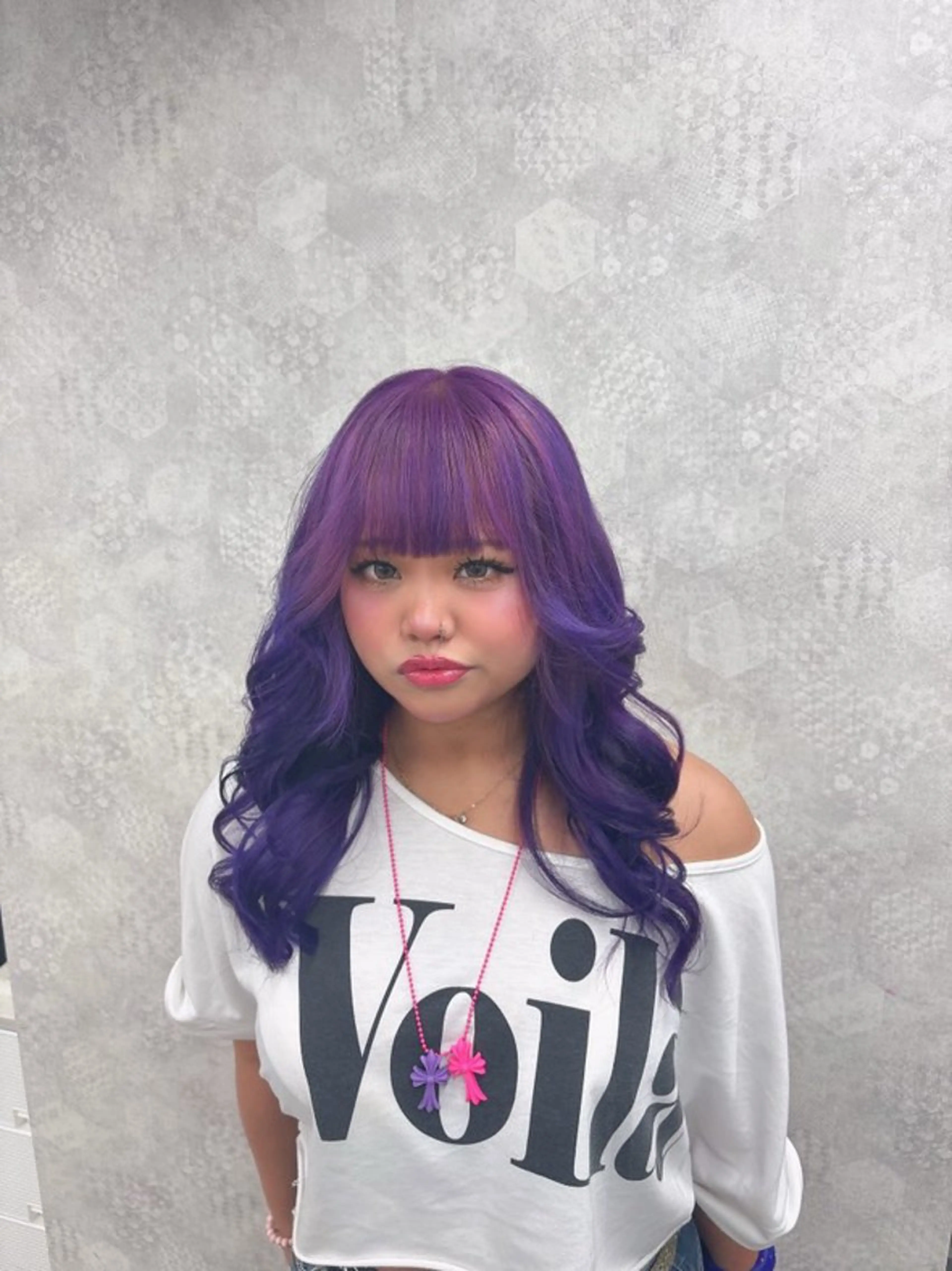カラー ヘアカラー 外国人風ベージュ ×18歳美容師ルイヤのヘアスタイル