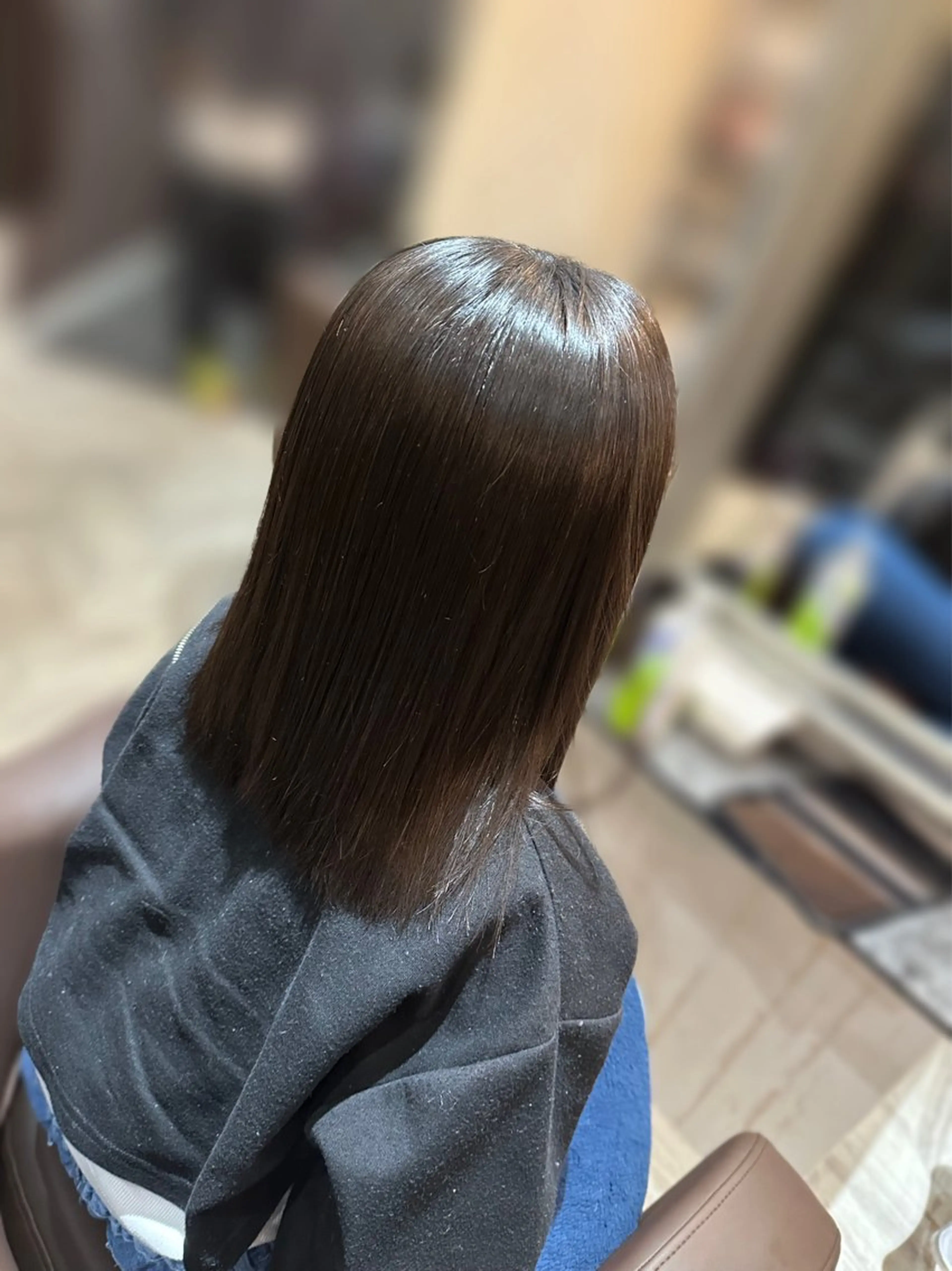 カット＋縮毛矯正の写真