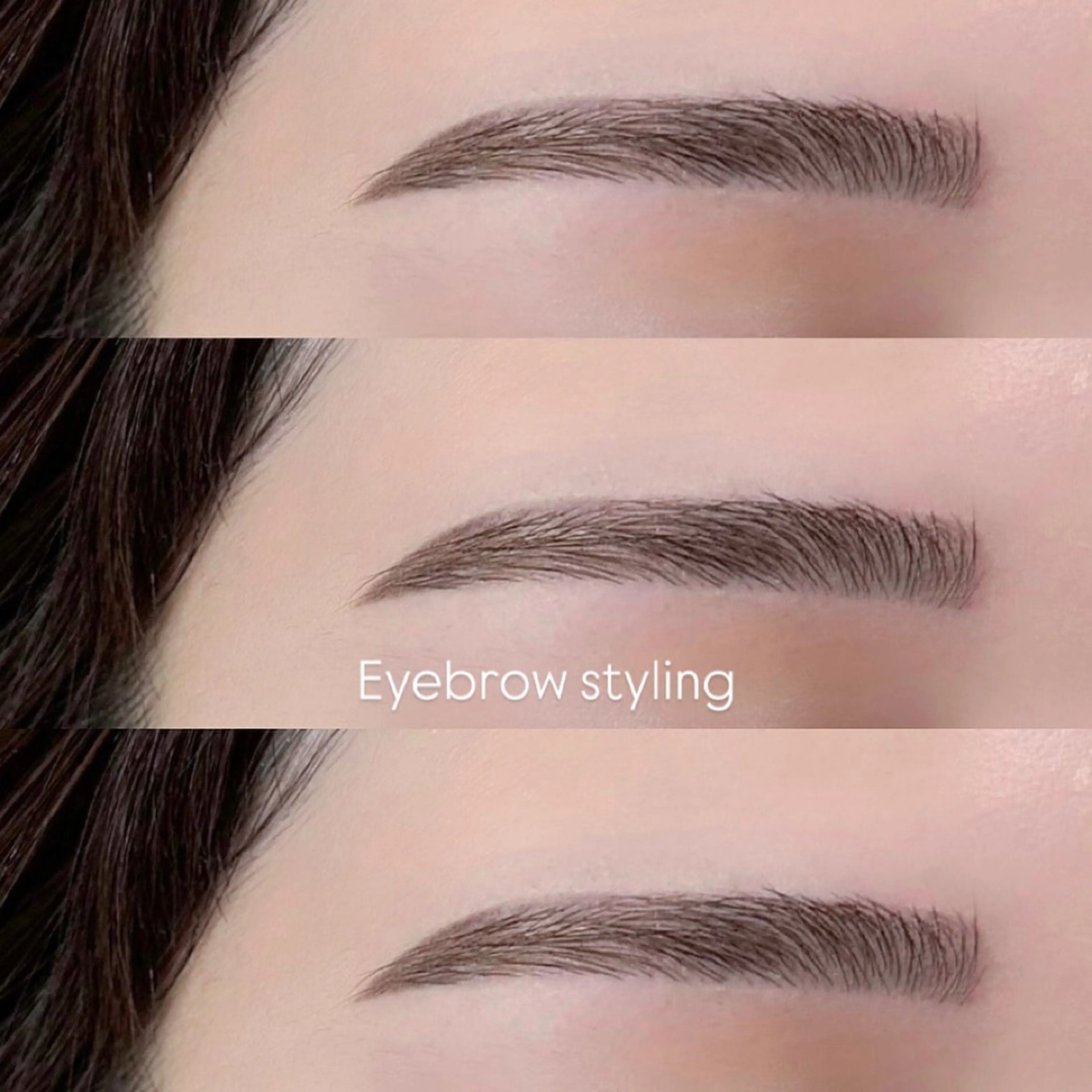 眉毛ワックス　eyebrow stylingの写真