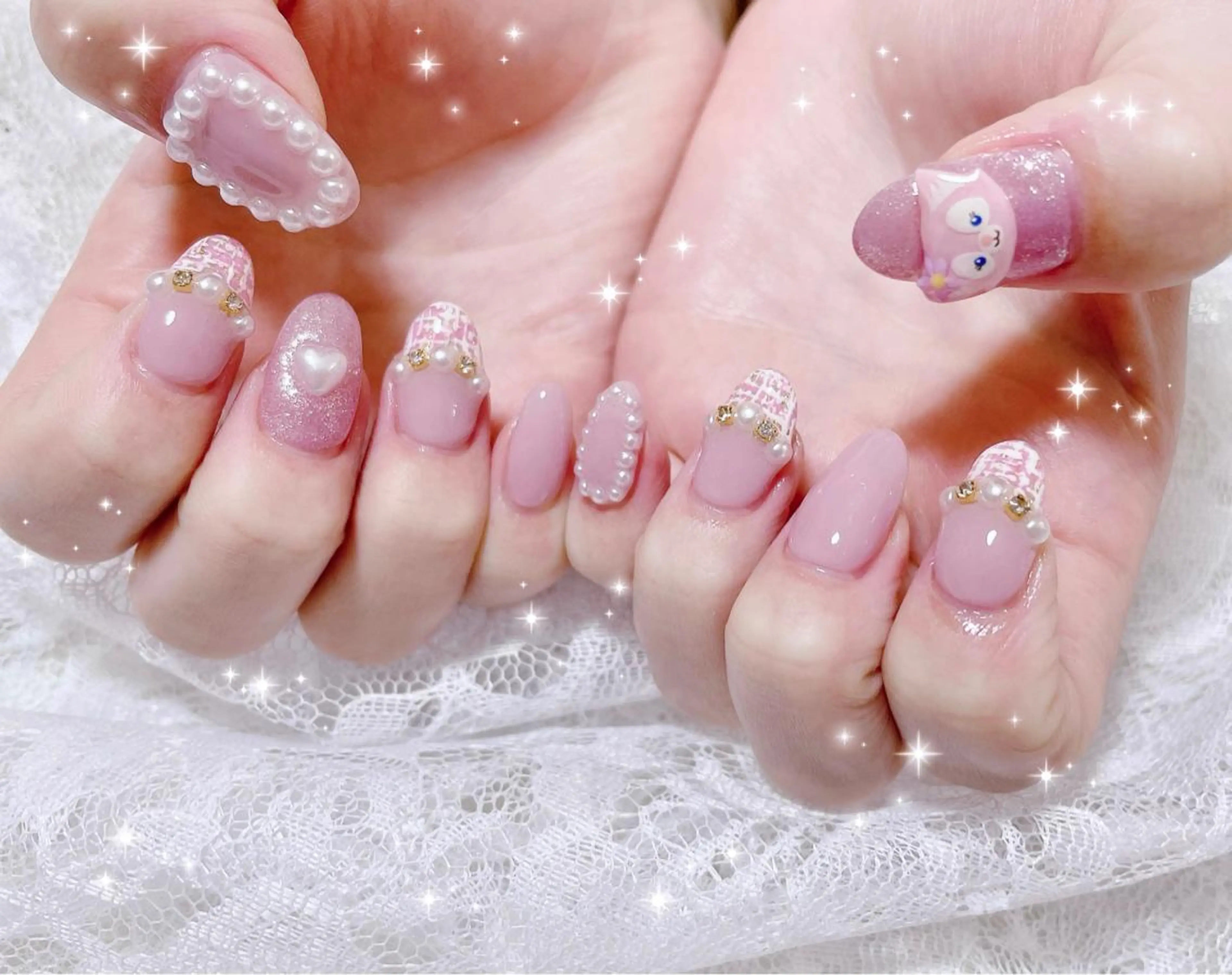 ネイル アートネイル ハンドネイル FLARE NAIL フレアネイルのネイルデザイン