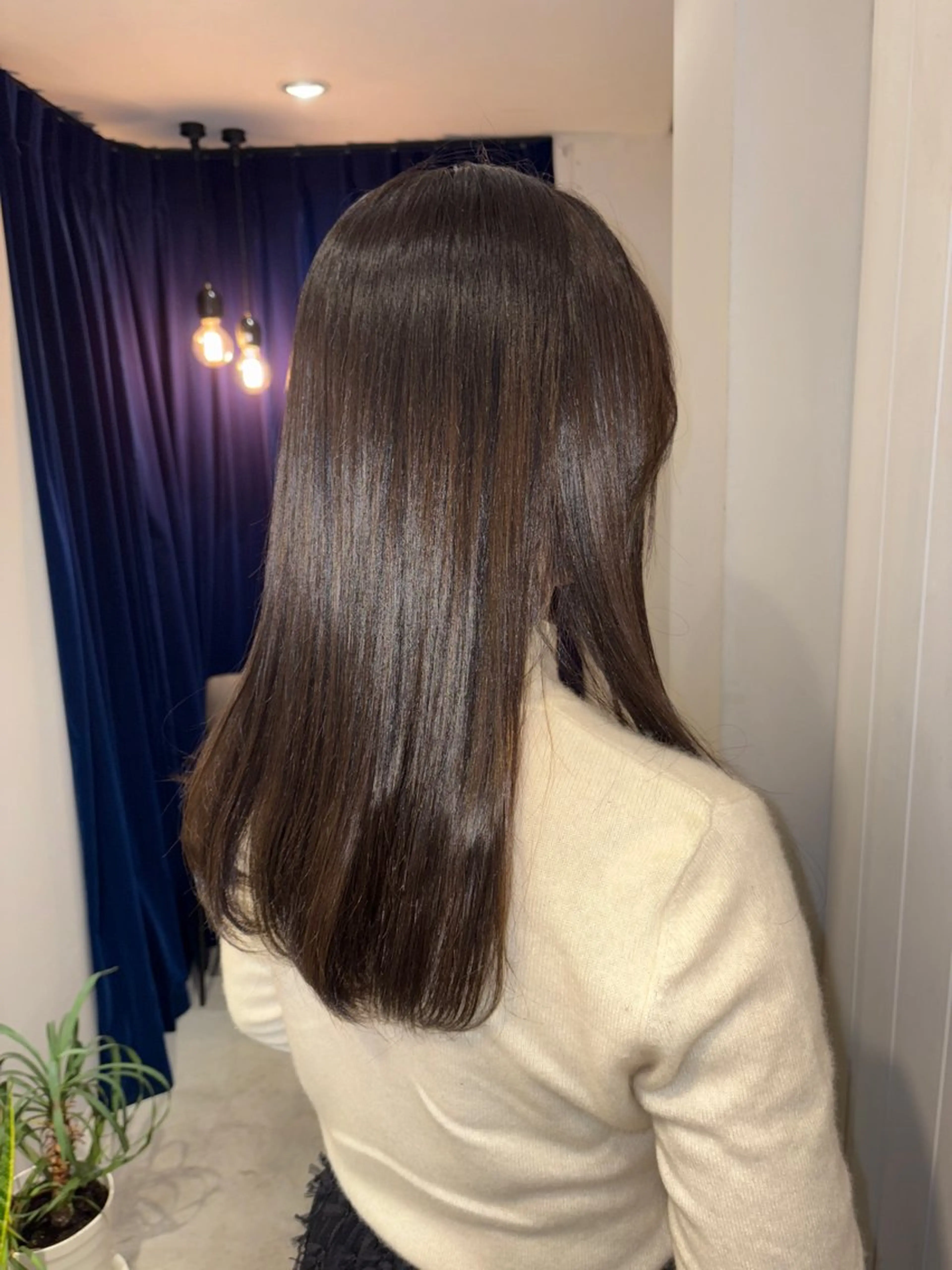 セミロング り おのヘアスタイル