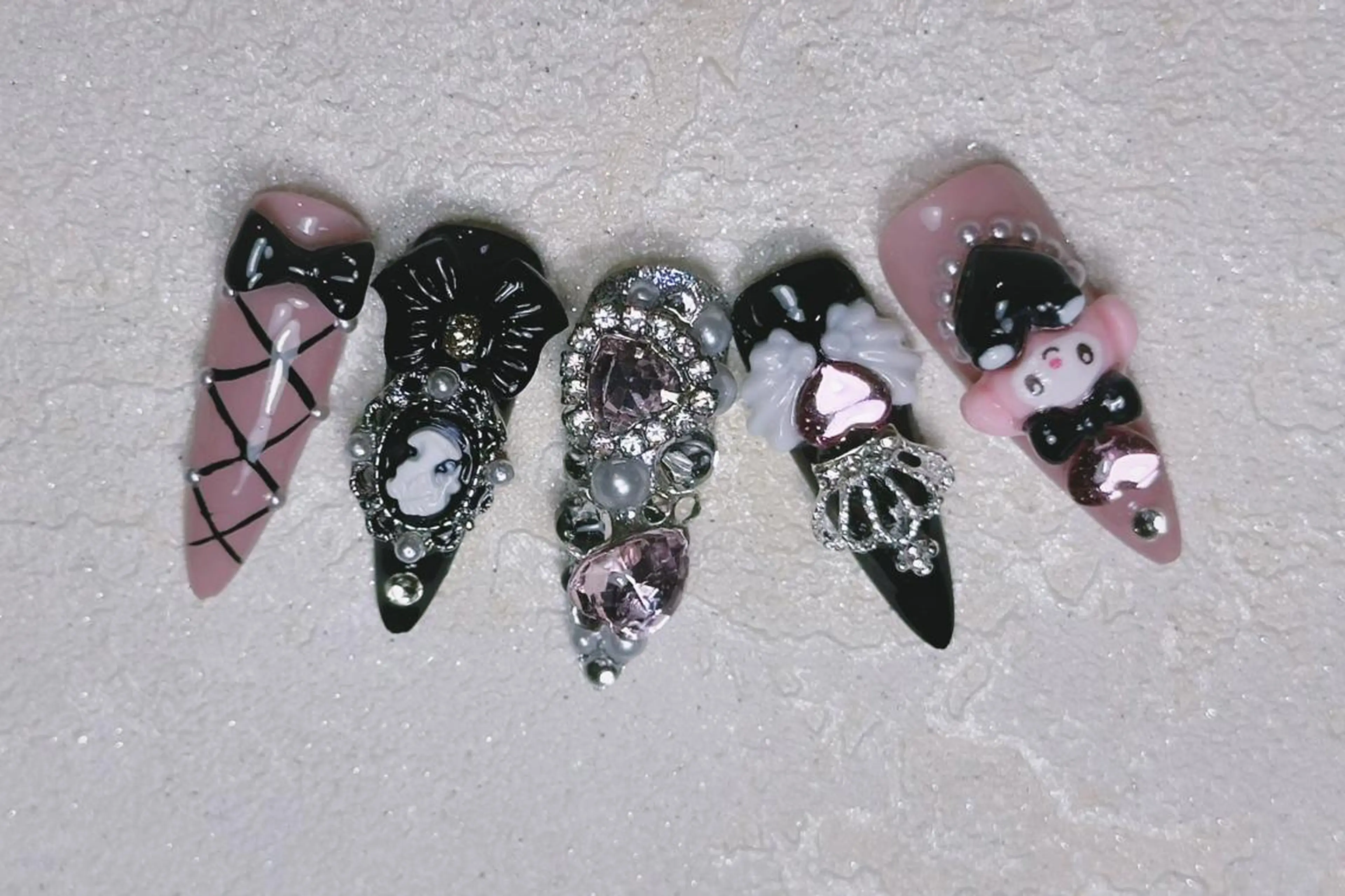 ネイル ロングネイル スカルプネイル ネイルチップ ワンホンネイル ハンドネイル MSSugar Nailのネイルデザイン