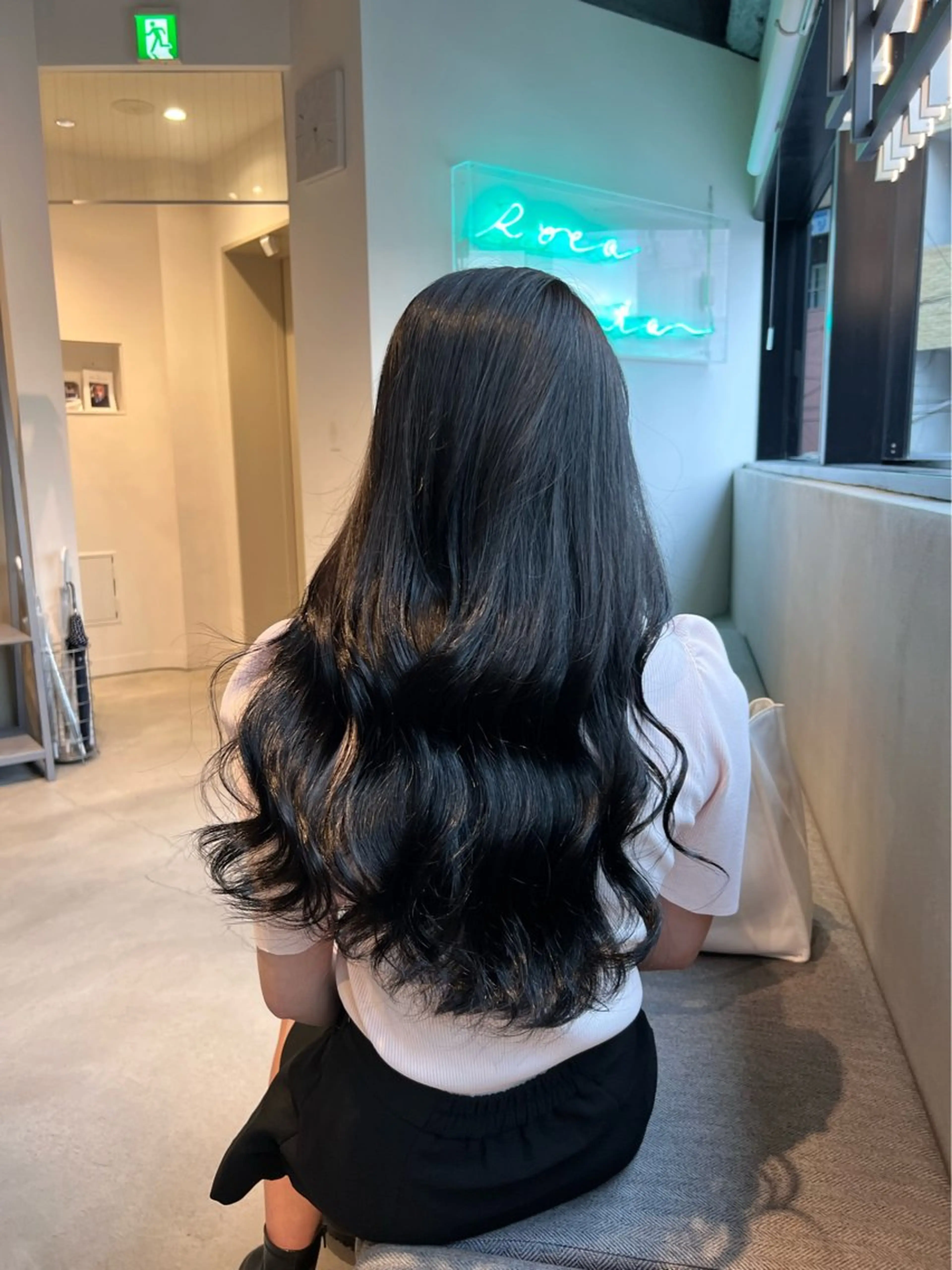 ロング カラー カット ヘアカラー トリートメント 🌐👽フクイ キララ🌎💎のヘアスタイル