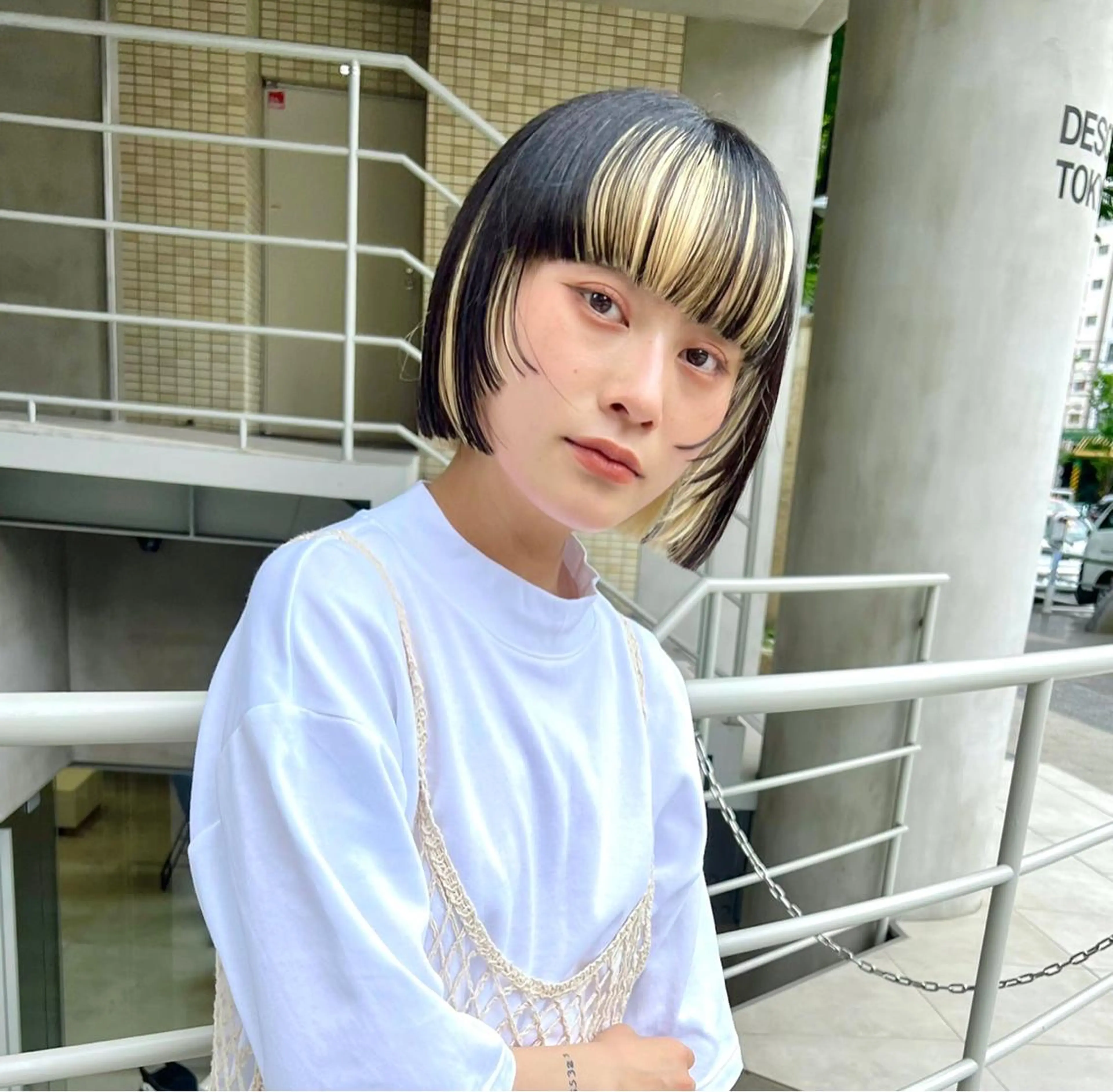 ショート カラー ユメナ ̖́-のヘアスタイル