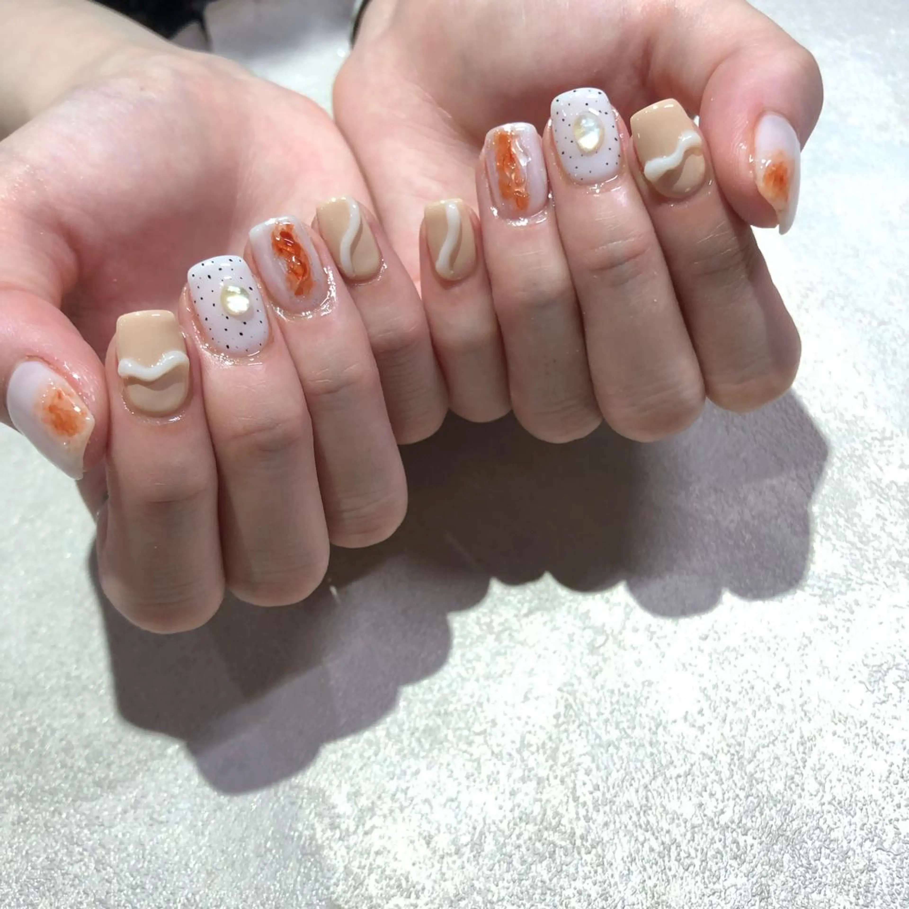 ネイル ハンドネイル フットネイル ハンドケア Nes.Nail所属・Miyagi Asamiのネイルデザイン
