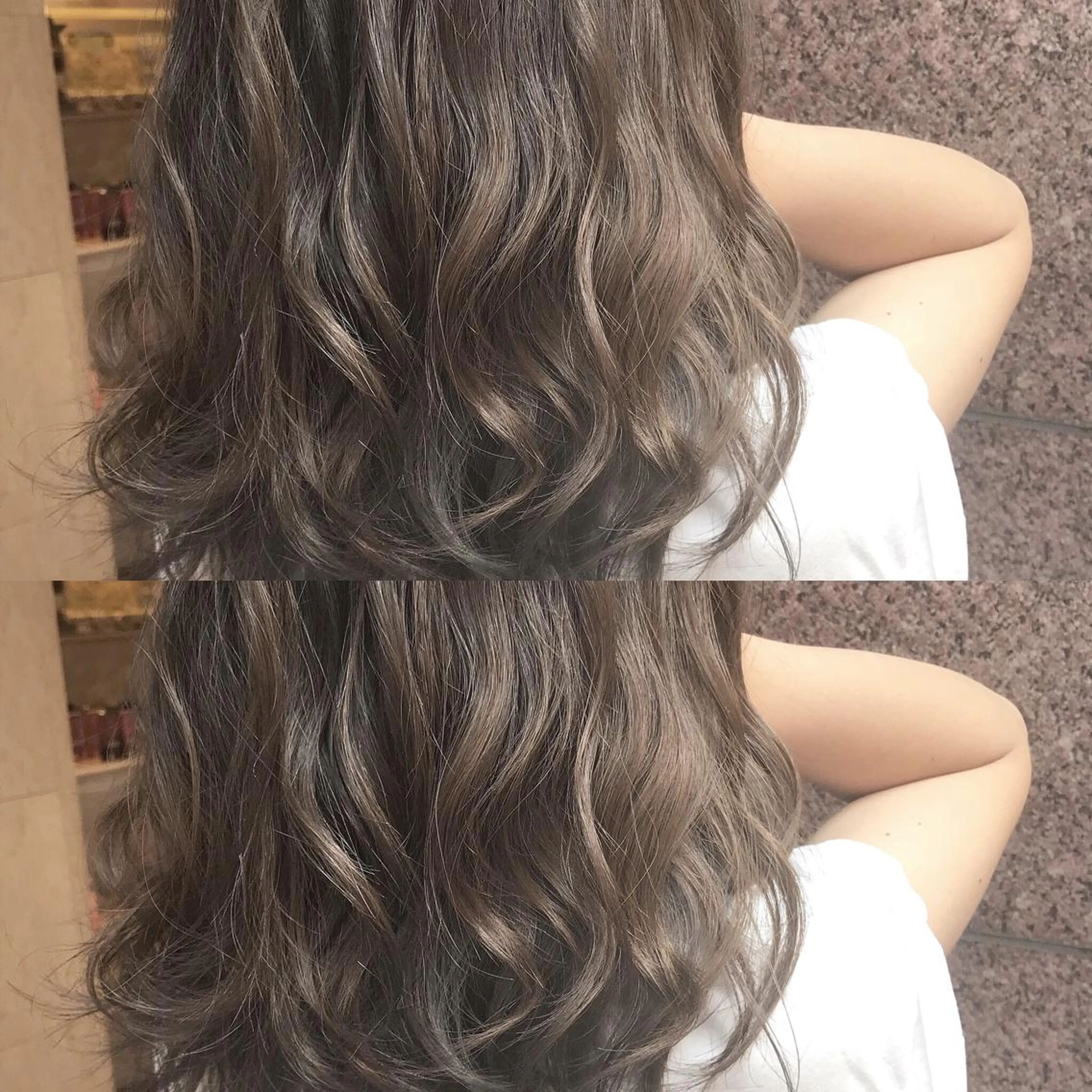 カラー ブリーチ グラデーションカラー 外国人風カラー ✨艶ブリーチカラー ✨四ノ宮裕己のヘアスタイル
