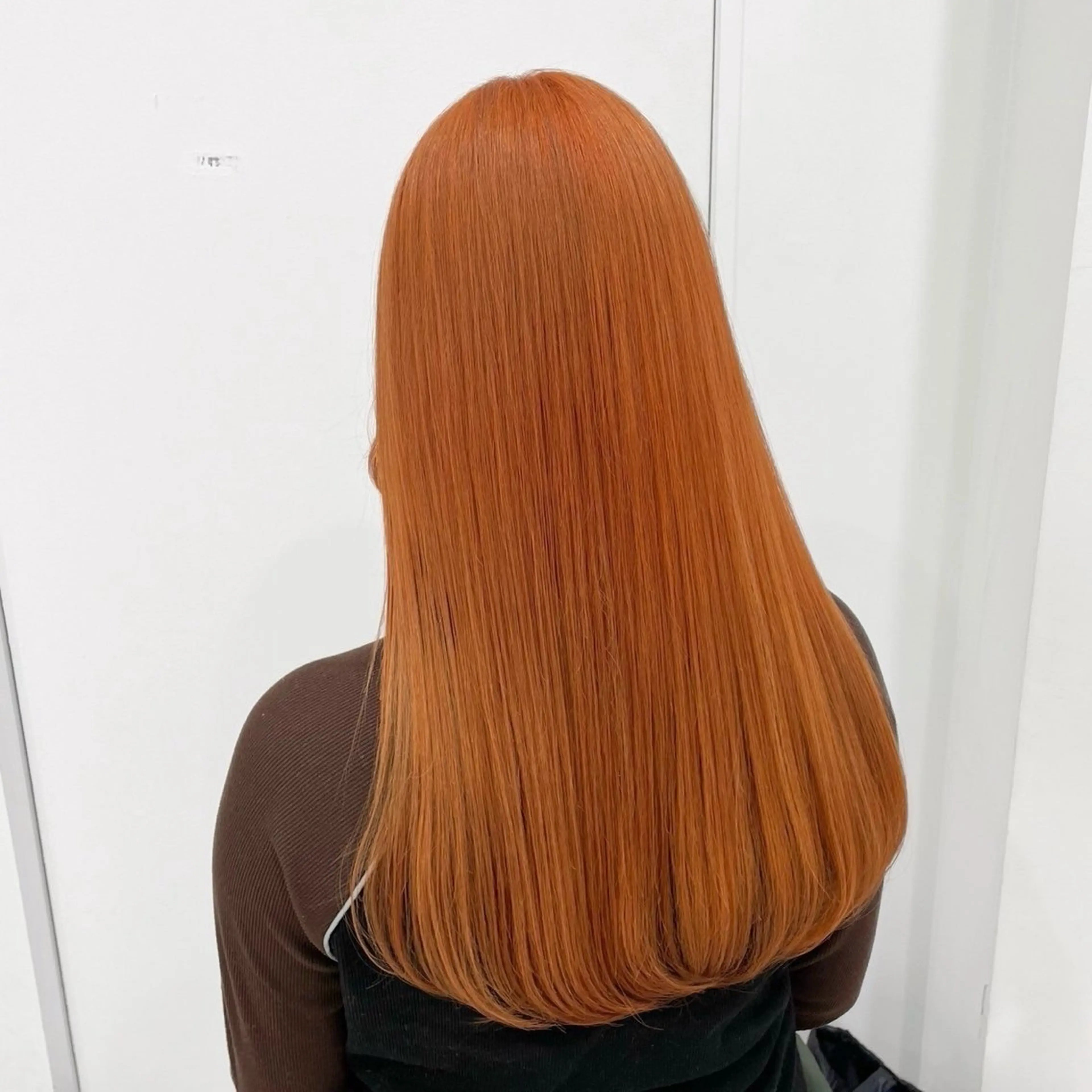 カラー 髪質改善 ヘアカラー 夏カラーオレンジ ヘアーひめな🫧のヘアスタイル
