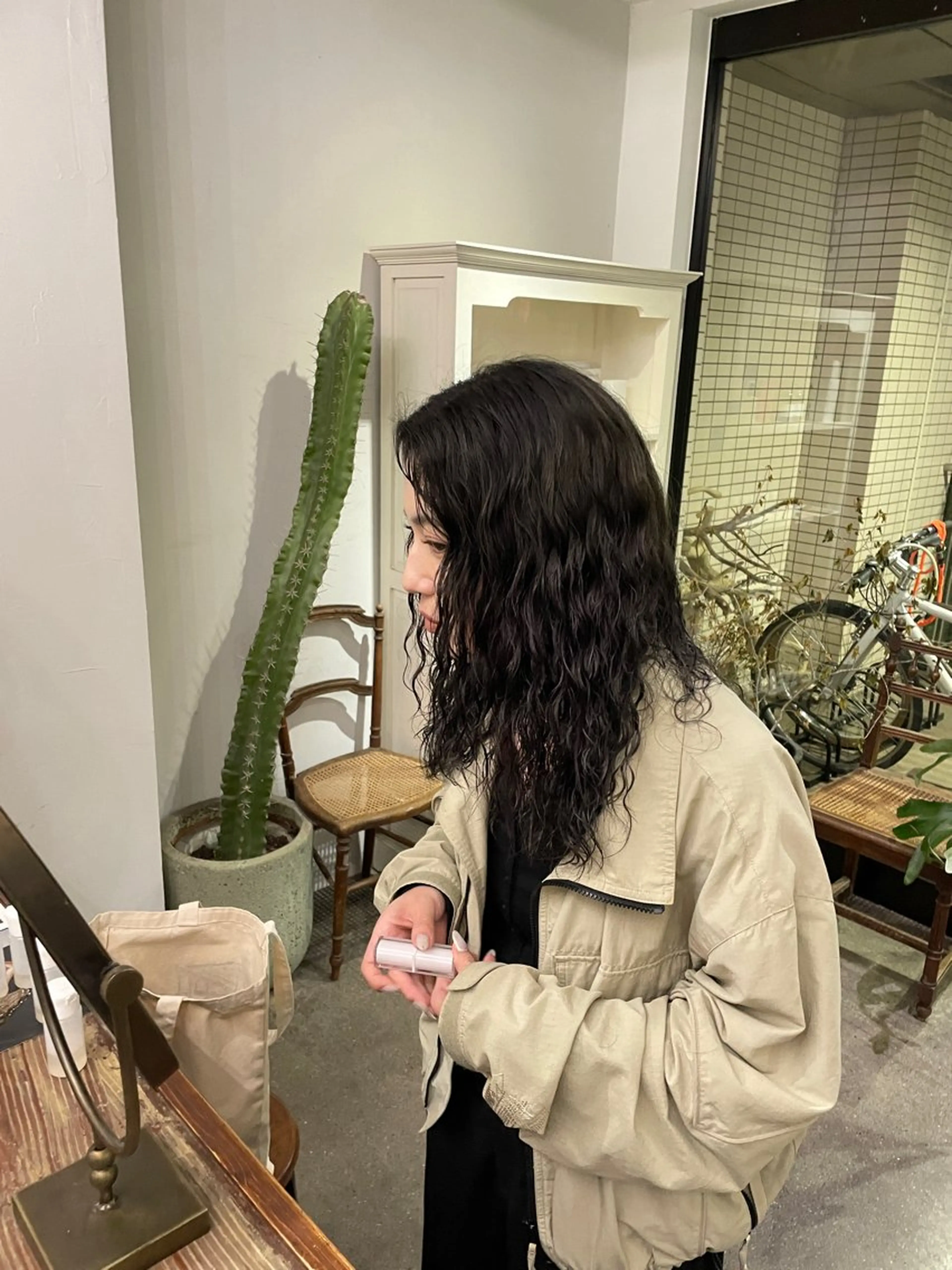 ロング パーマ 沼田 彩虹のヘアスタイル