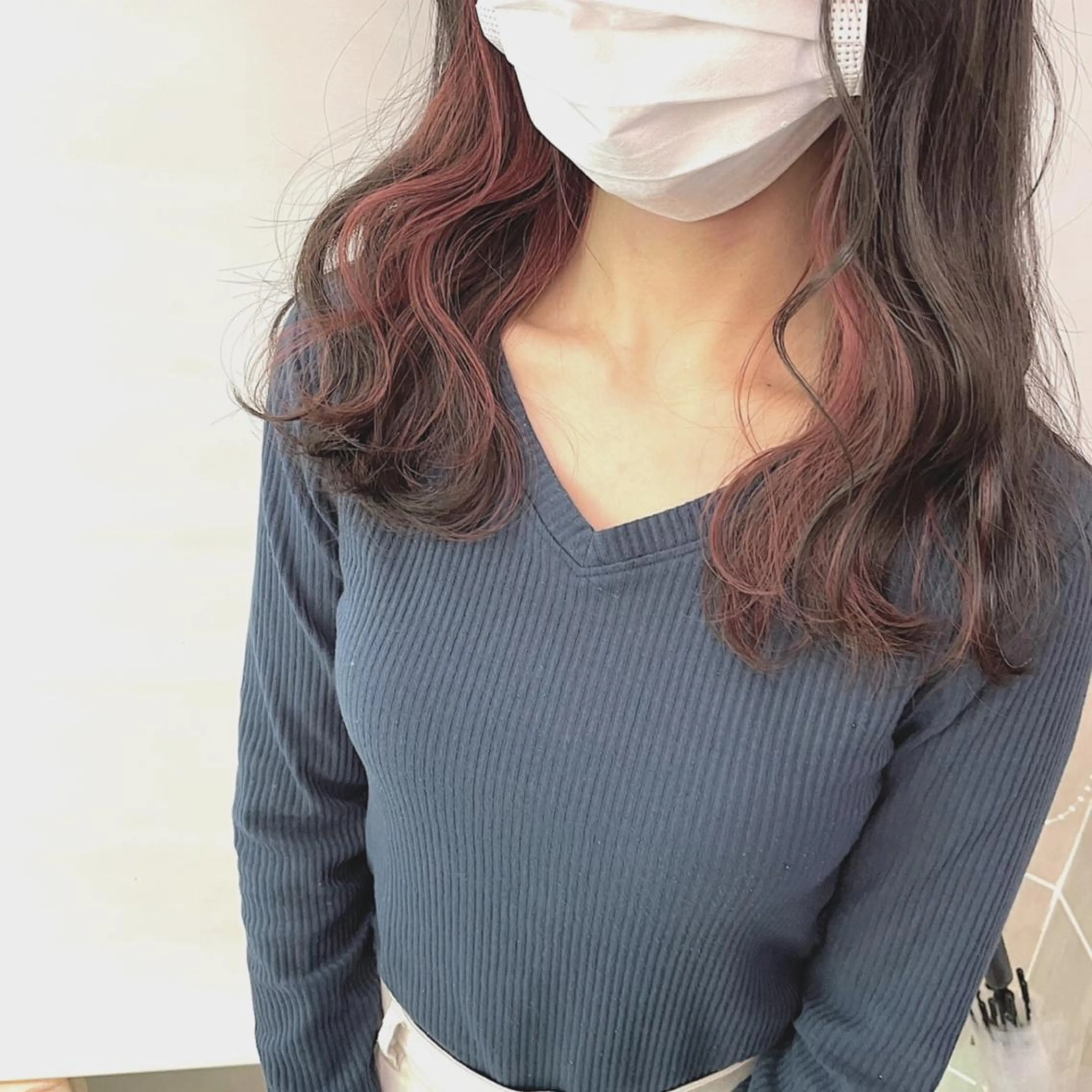 カラー ヘアカラー 佐藤 梨里花 ❤︎のヘアスタイル