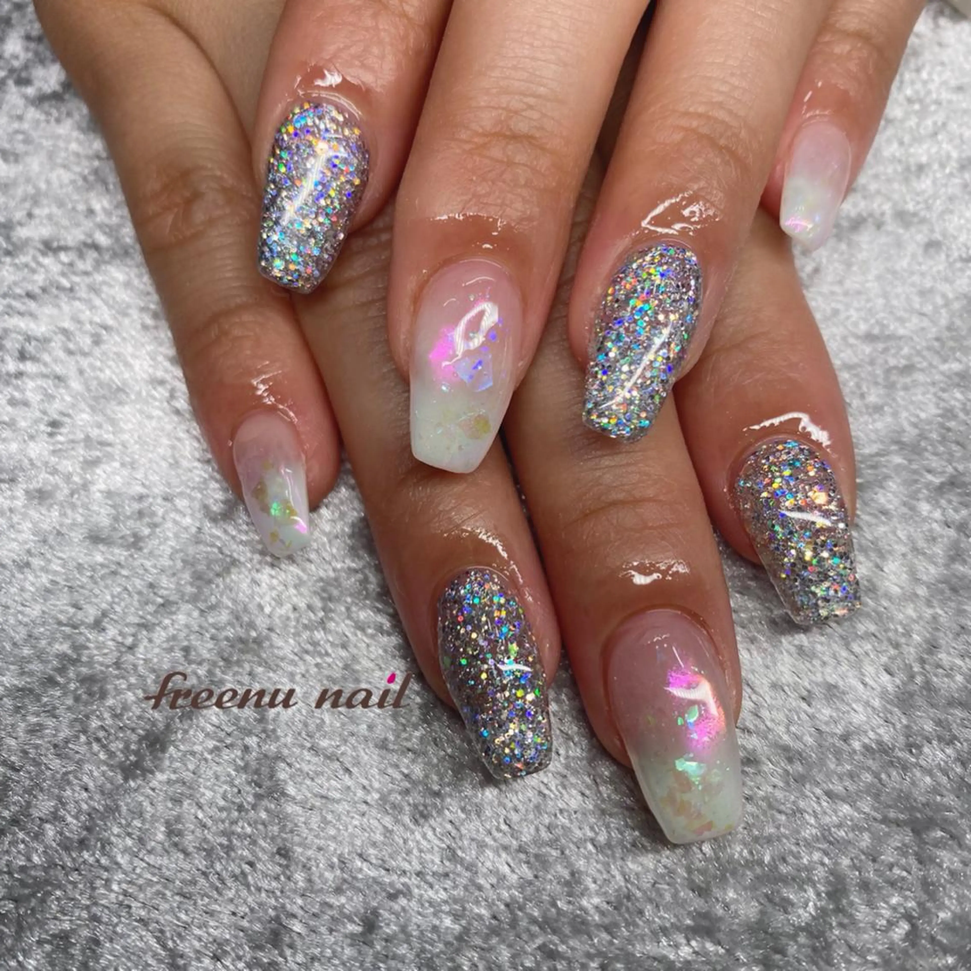 ネイル グラデーション スカルプネイル freenu nail【24H】のネイルデザイン